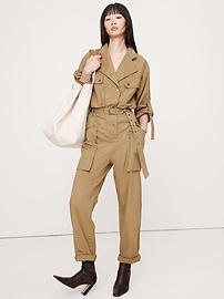 Utility Flight Jumpsuit | Banana Republic