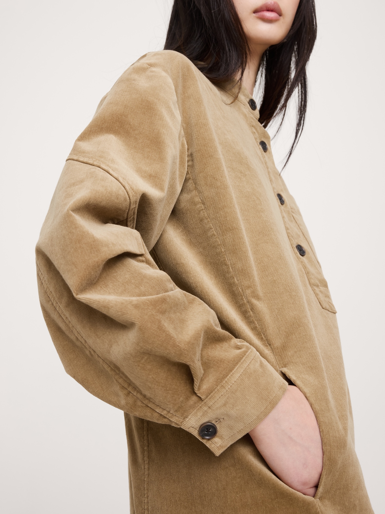 Image number 3 showing, Corduroy Popover Shift Dress
