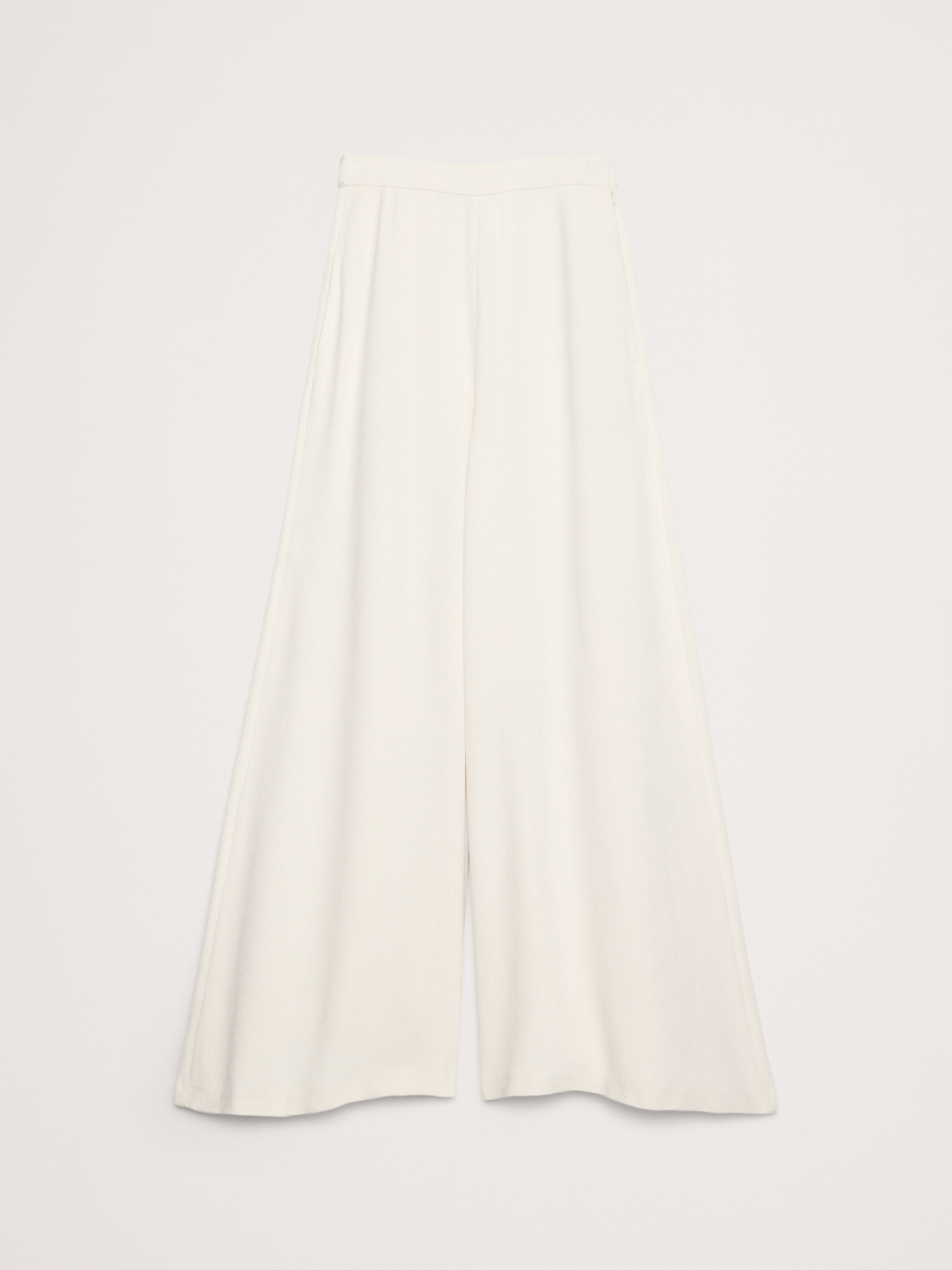 Image number 5 showing, High-Rise Wide-Leg Crepe Palazzo Pant