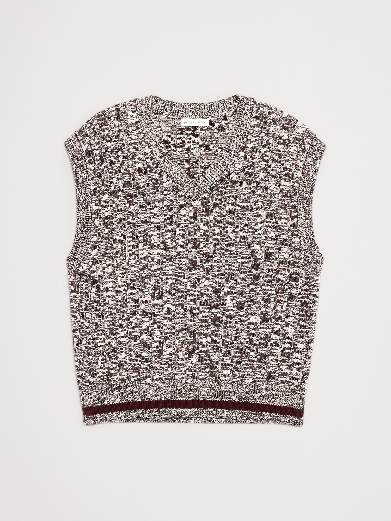 Image number 4 showing, Marled Merino-Blend Sweater Vest
