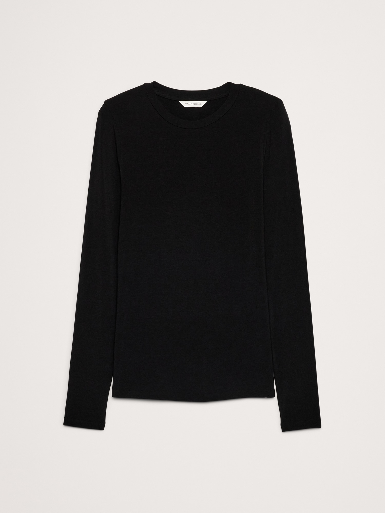 Image number 4 showing, Luxe Wool-Blend Crew-Neck T-Shirt