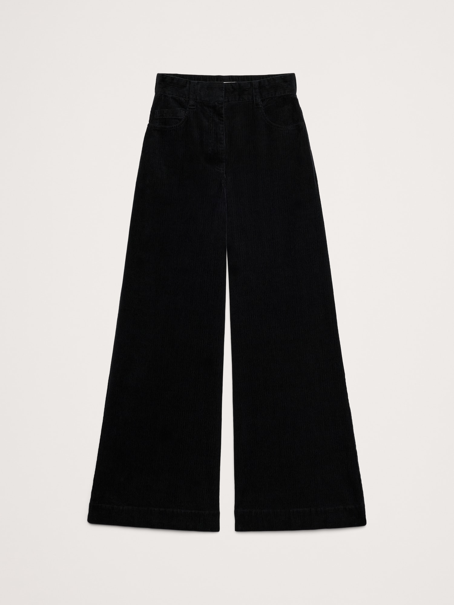 Image number 5 showing, High-Rise Wide-Leg Corduroy Pull-On Pant