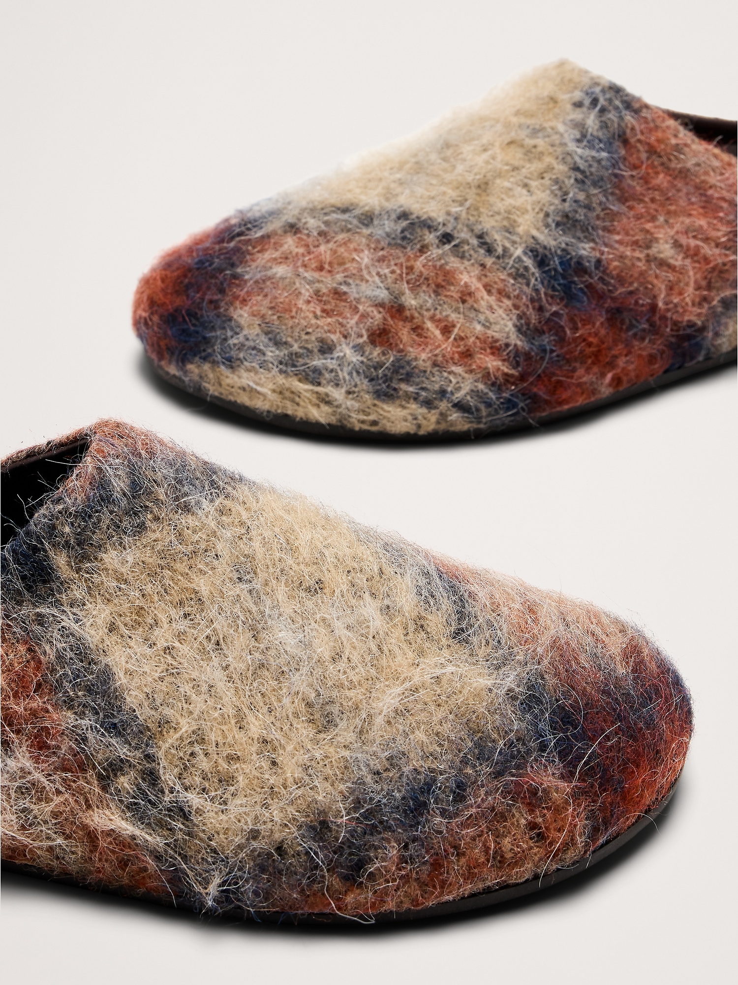 Image number 6 showing, Plaid Italian Wool Clog