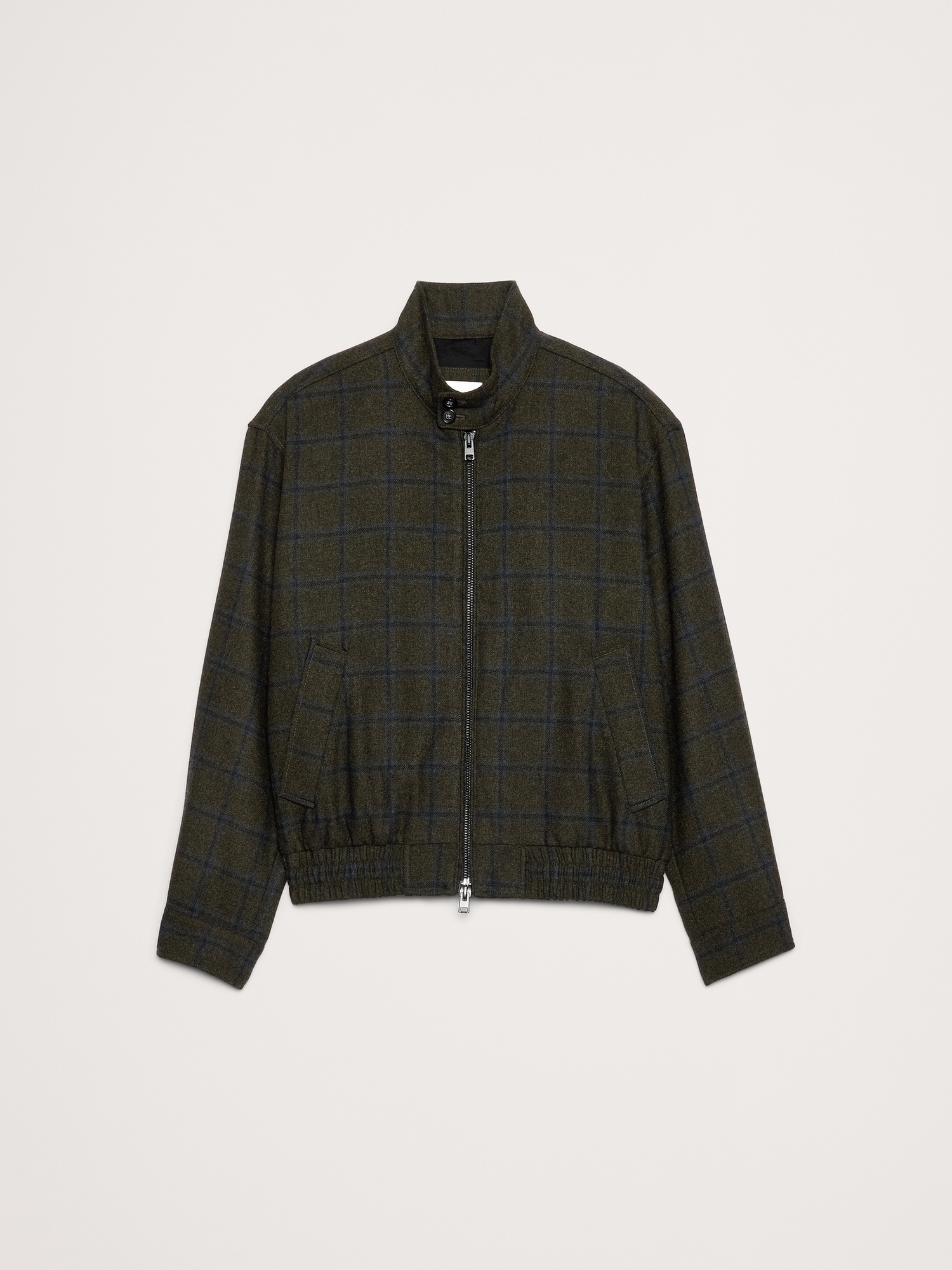 Image number 5 showing, Plaid Flannel Harrington Jacket