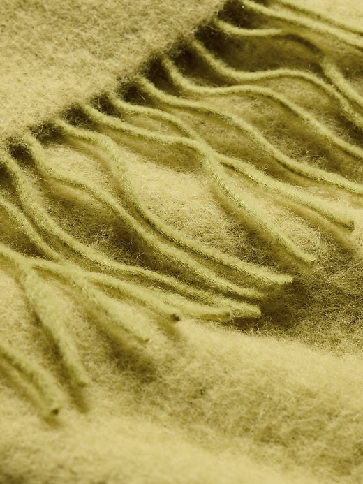 Brushed Alpaca-Wool Blend Scarf