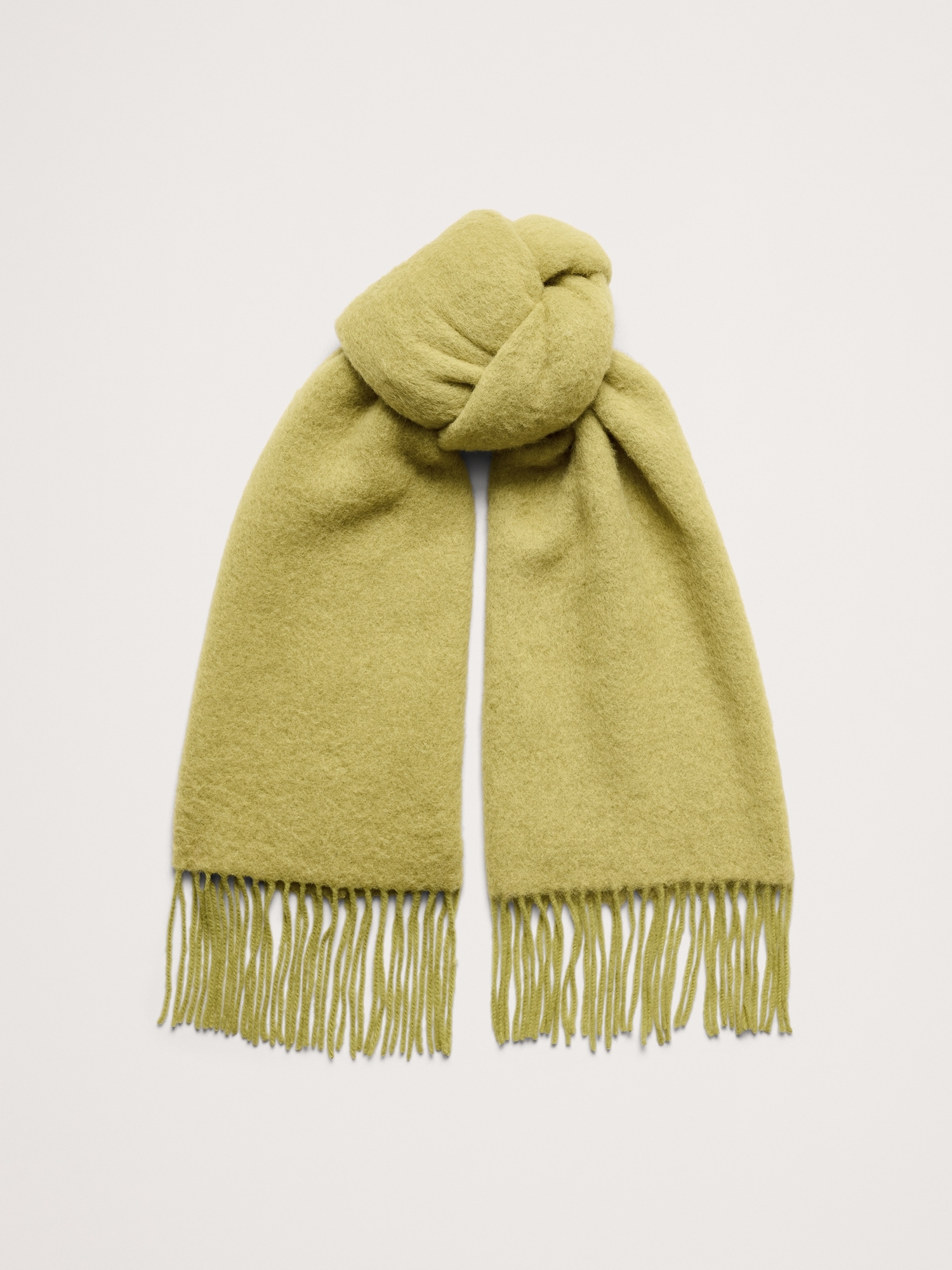 Image number 1 showing, Brushed Alpaca-Wool Blend Scarf