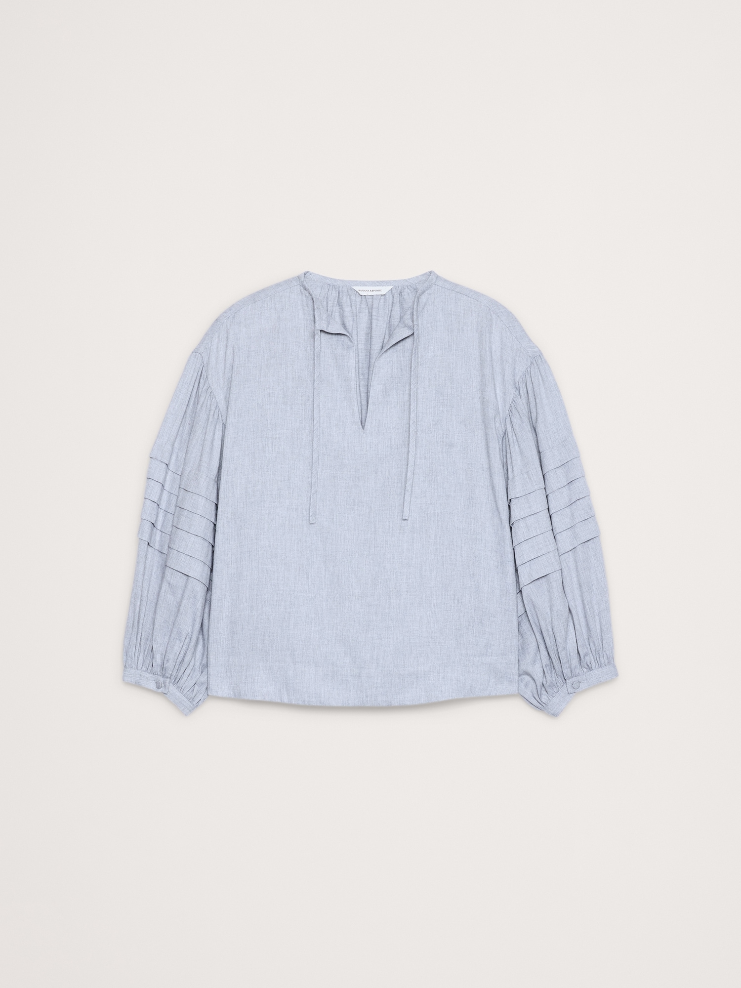 Image number 4 showing, Flannel Peasant Blouse