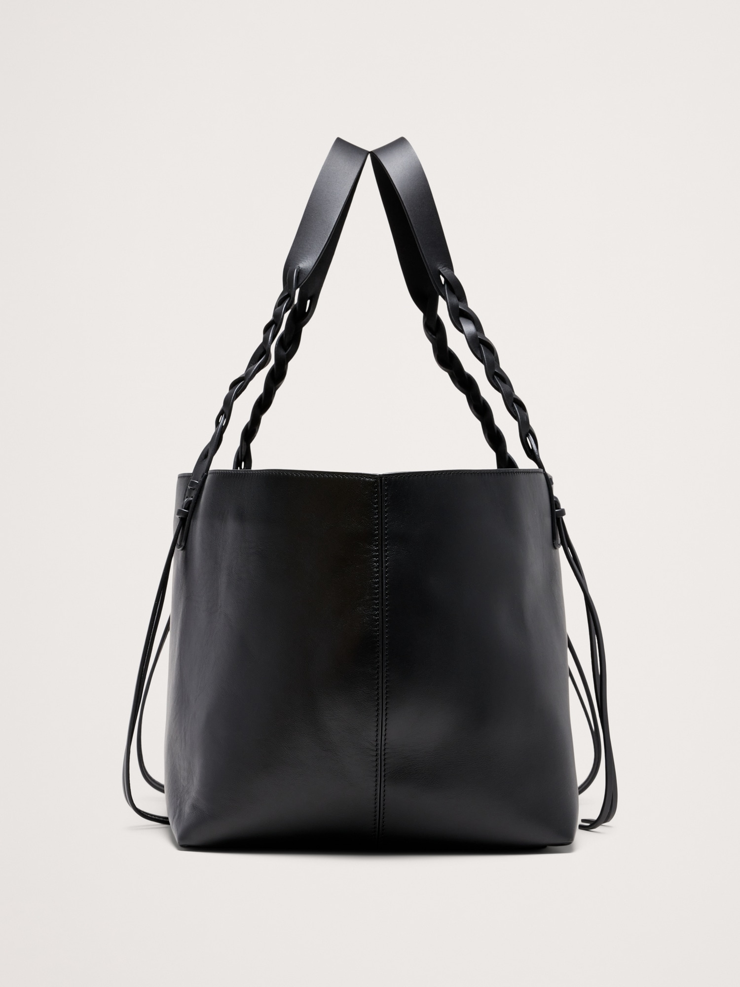Image number 8 showing, Large Leather East-West Tote