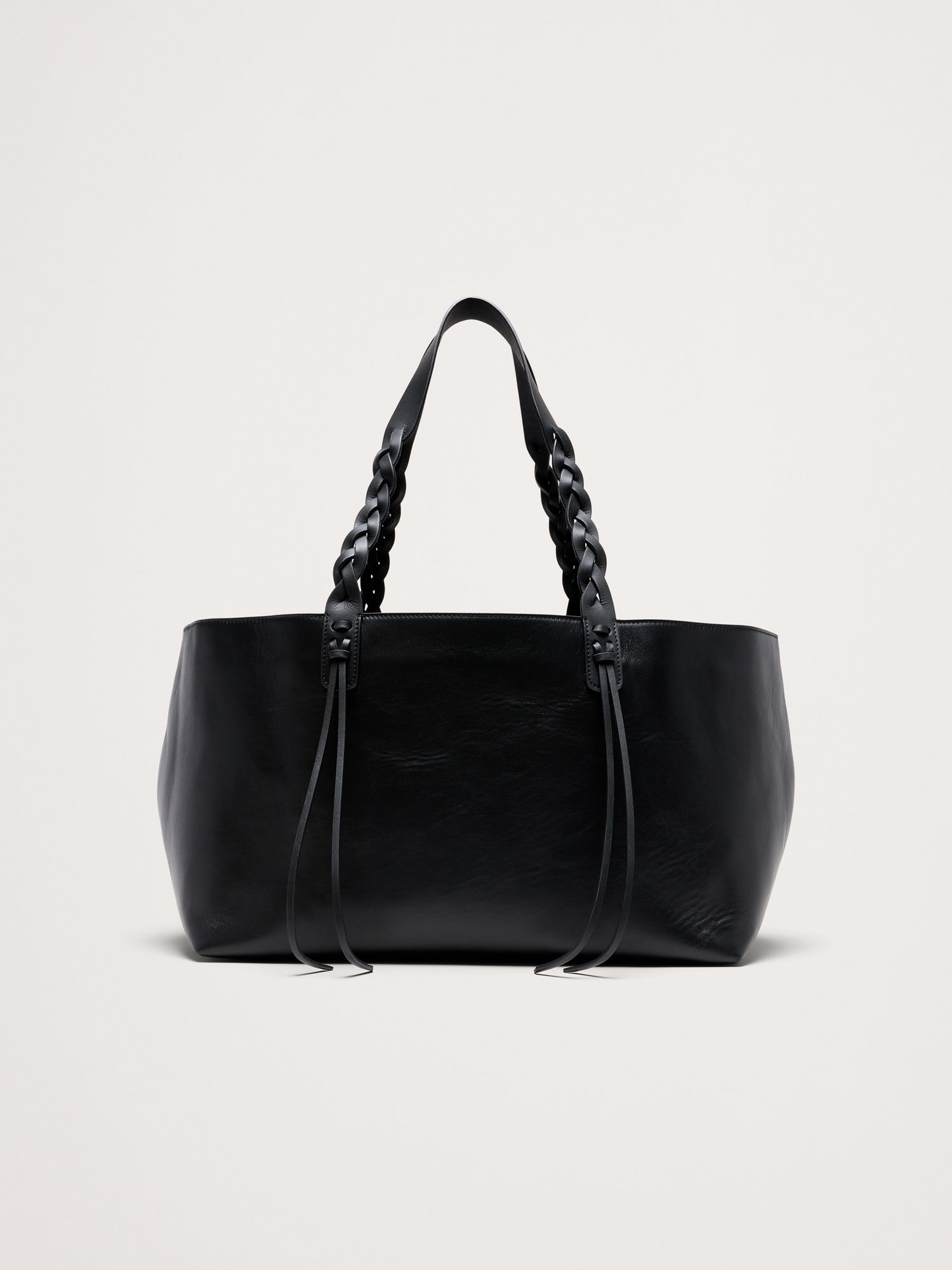 Image number 4 showing, Large Leather East-West Tote