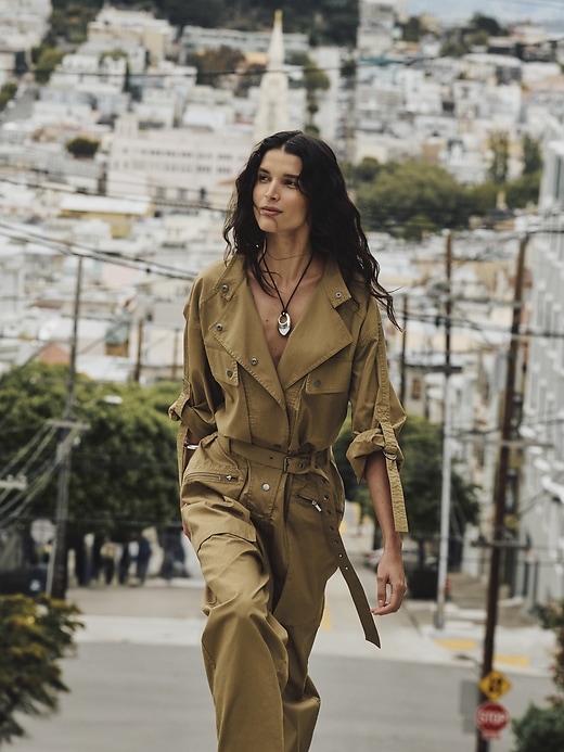 BANANA REPUBLIC FLIGHT JUMPSUIT ジャンプスーツ TENCEL™ Flight Jumpsuit | Banana Republic