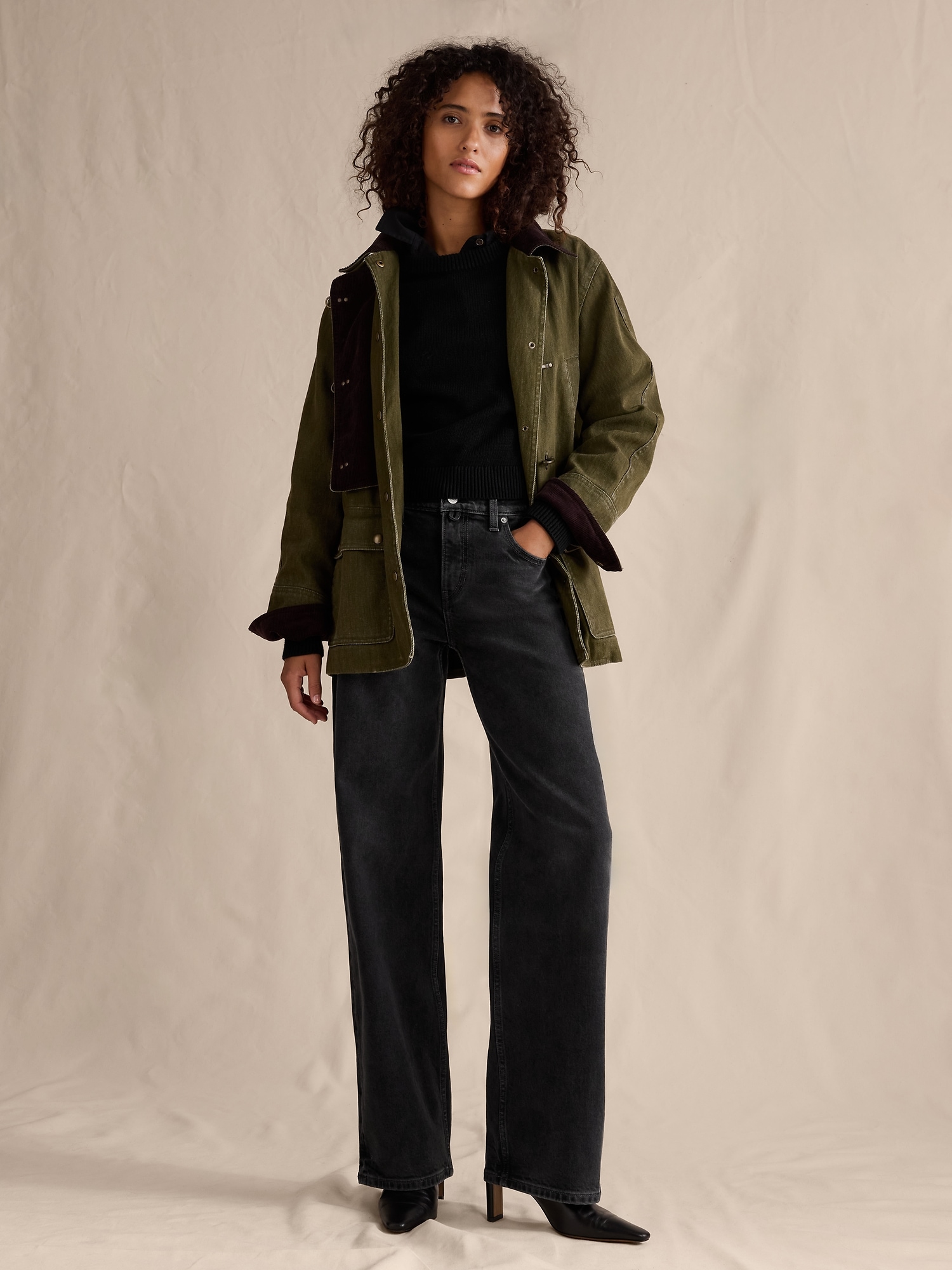 Image number 5 showing, Mid-Rise 90S Loose Jean