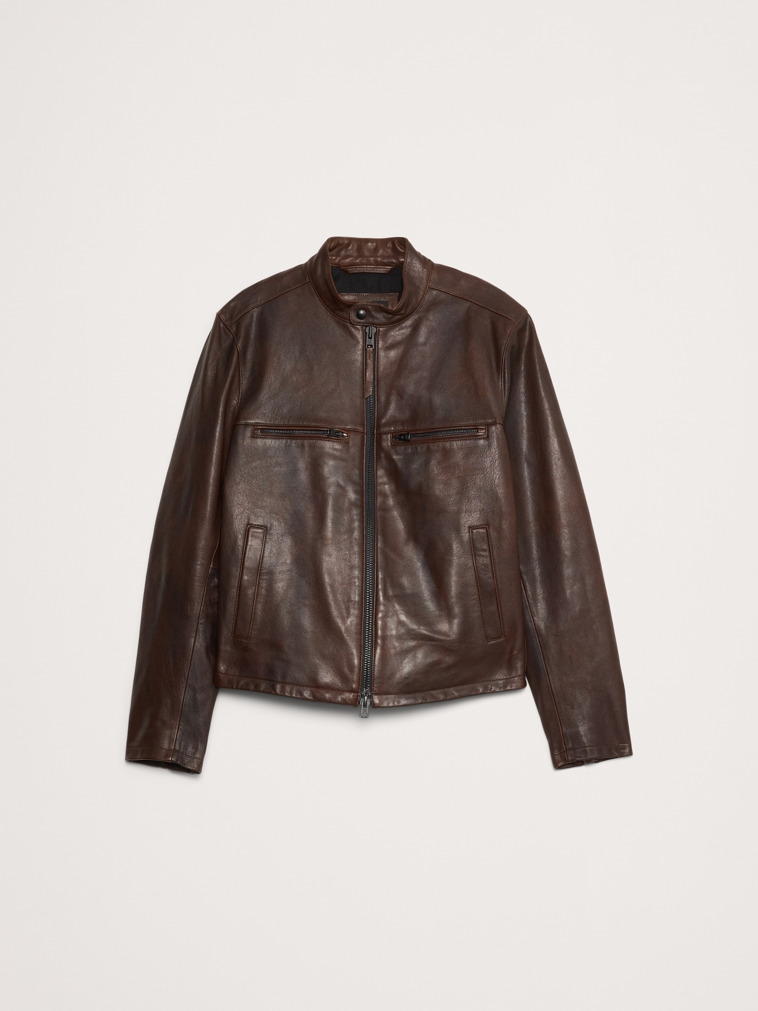 i*g様 BANANA REPUBLIC leather jacket M Leather Biker Jacket | Banana Republic