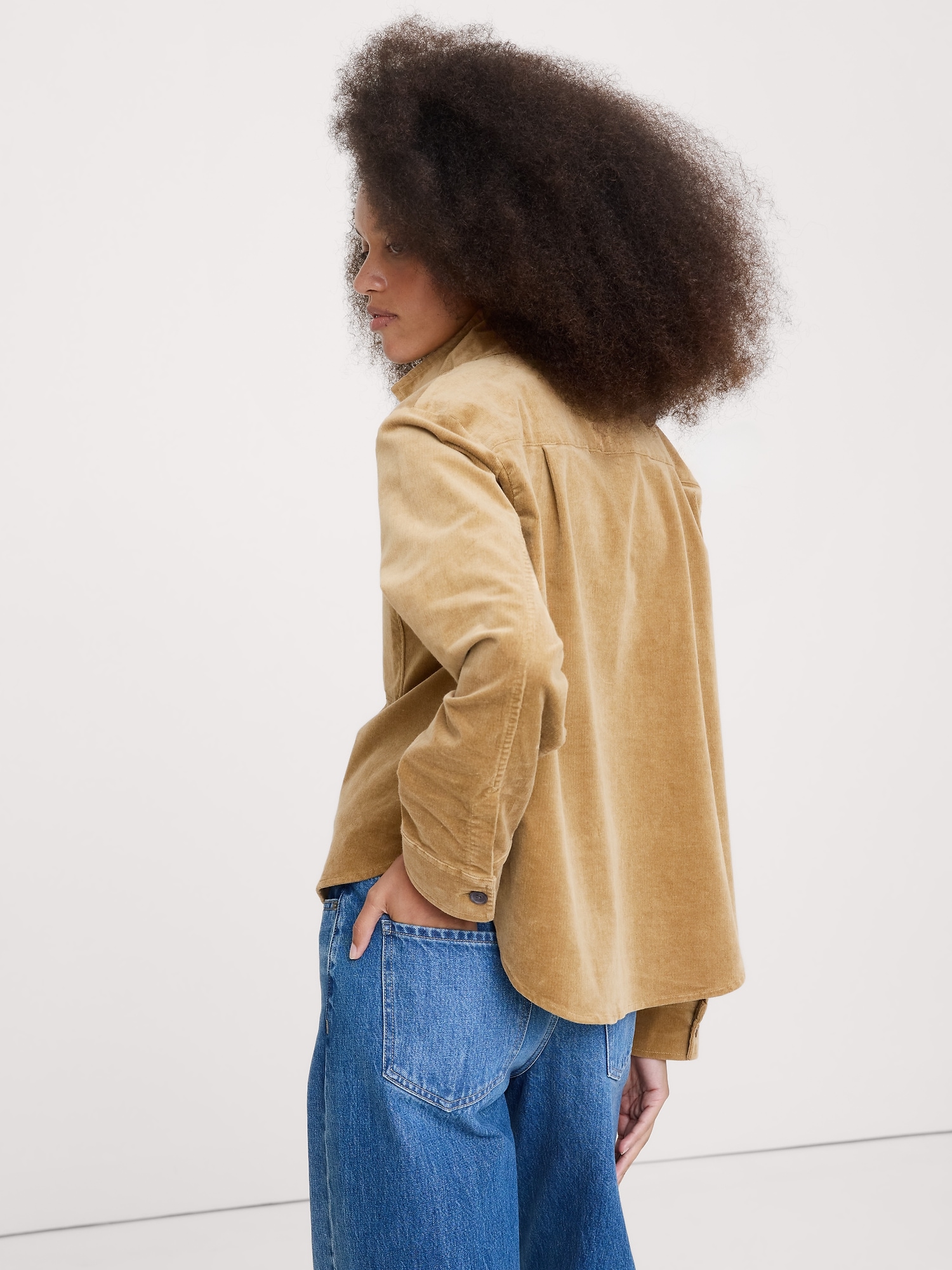Image number 4 showing, Corduroy Shirt Jacket