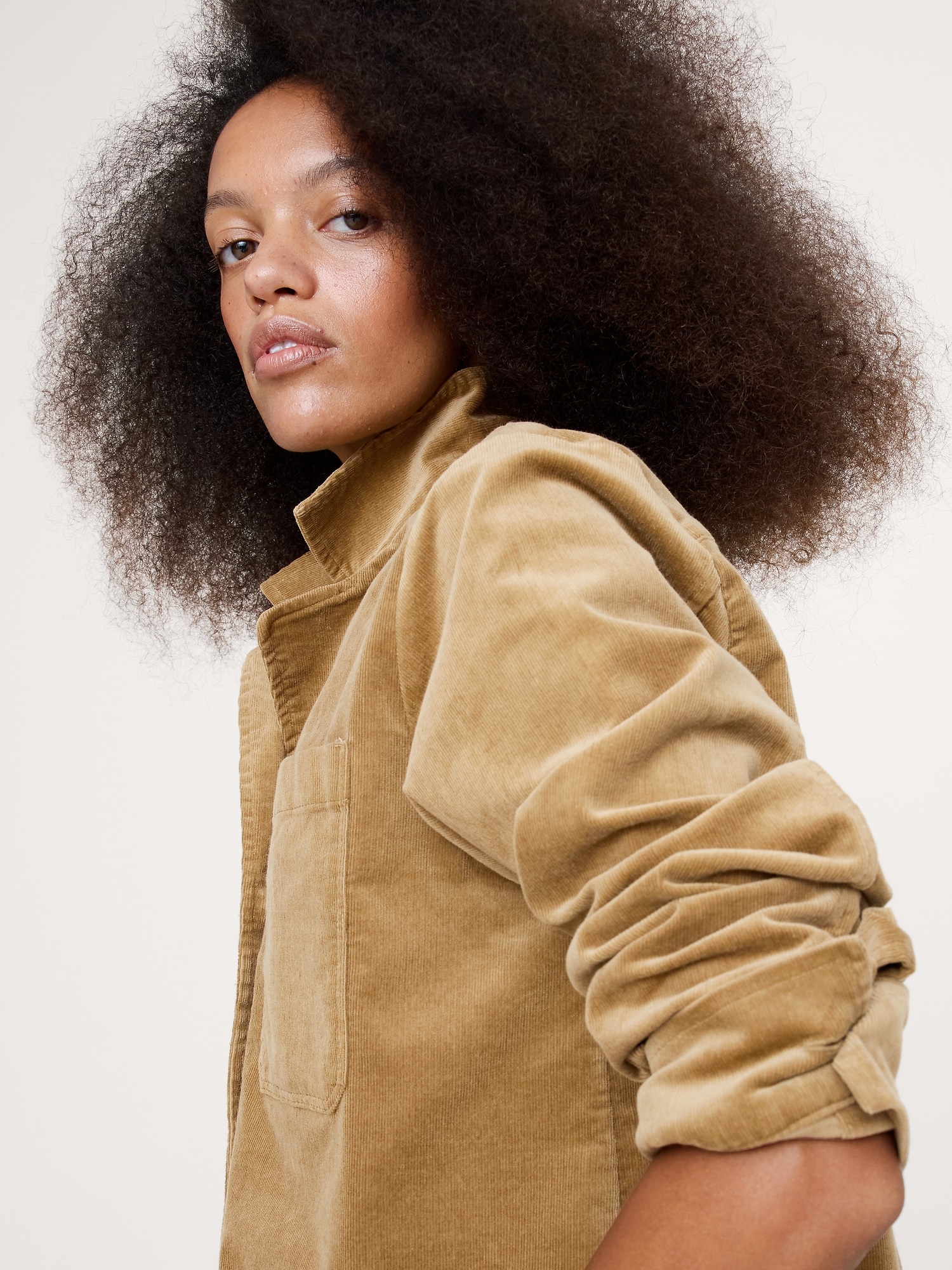 Image number 5 showing, Corduroy Shirt Jacket
