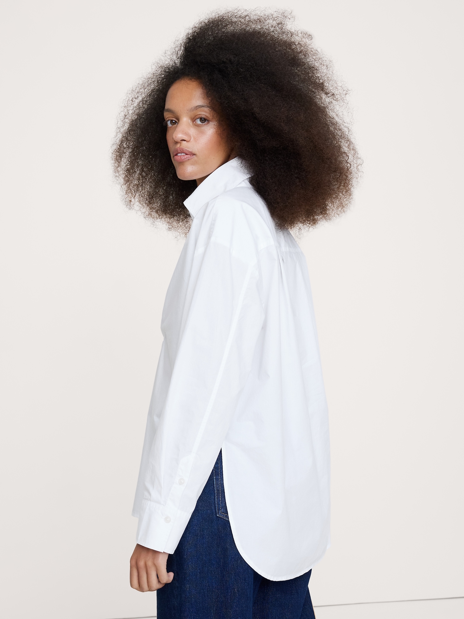 Image number 2 showing, Oversized Long-Sleeve Popover Tunic