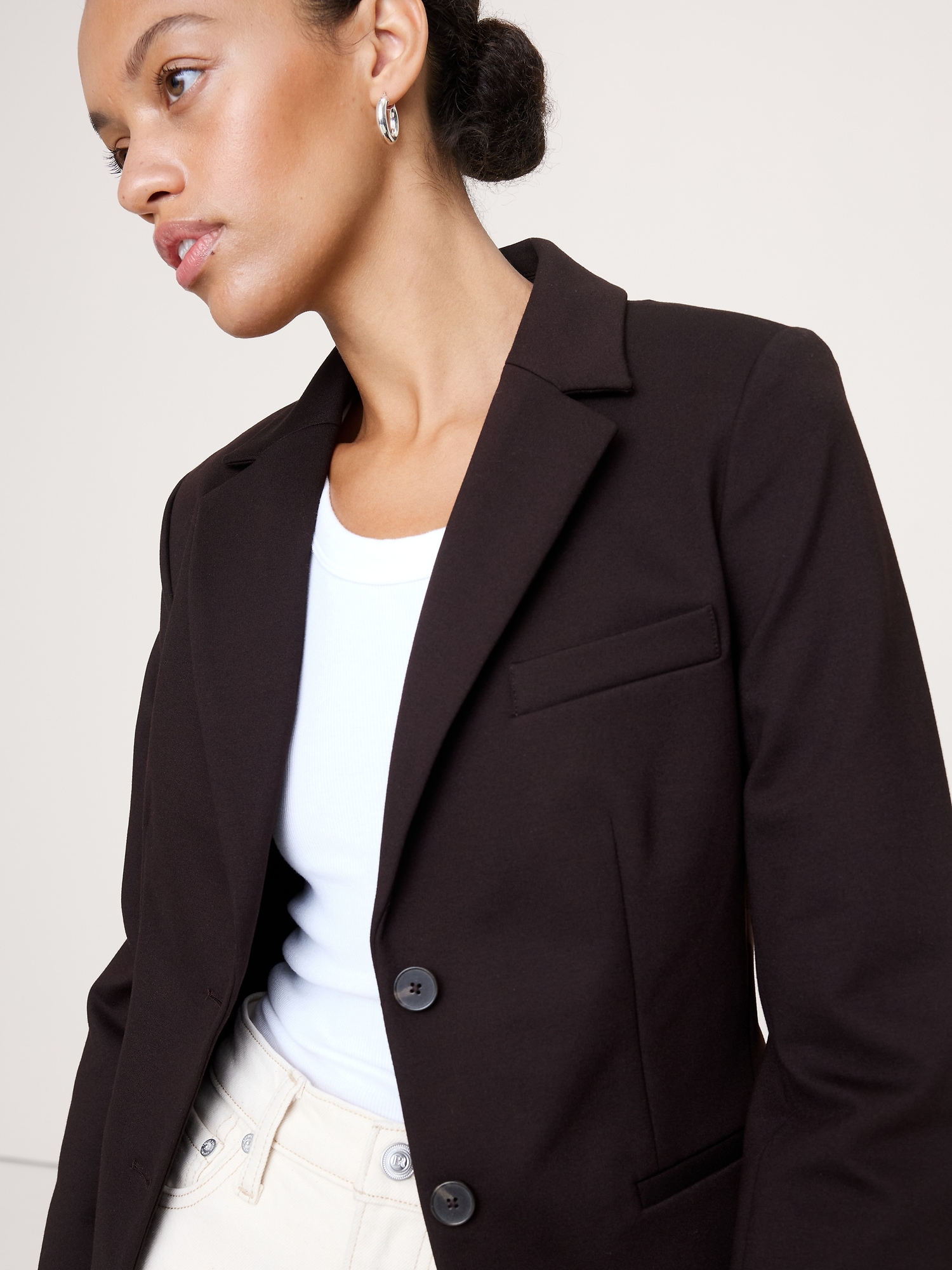 Image number 4 showing, Slim Everywhere Ponte Blazer