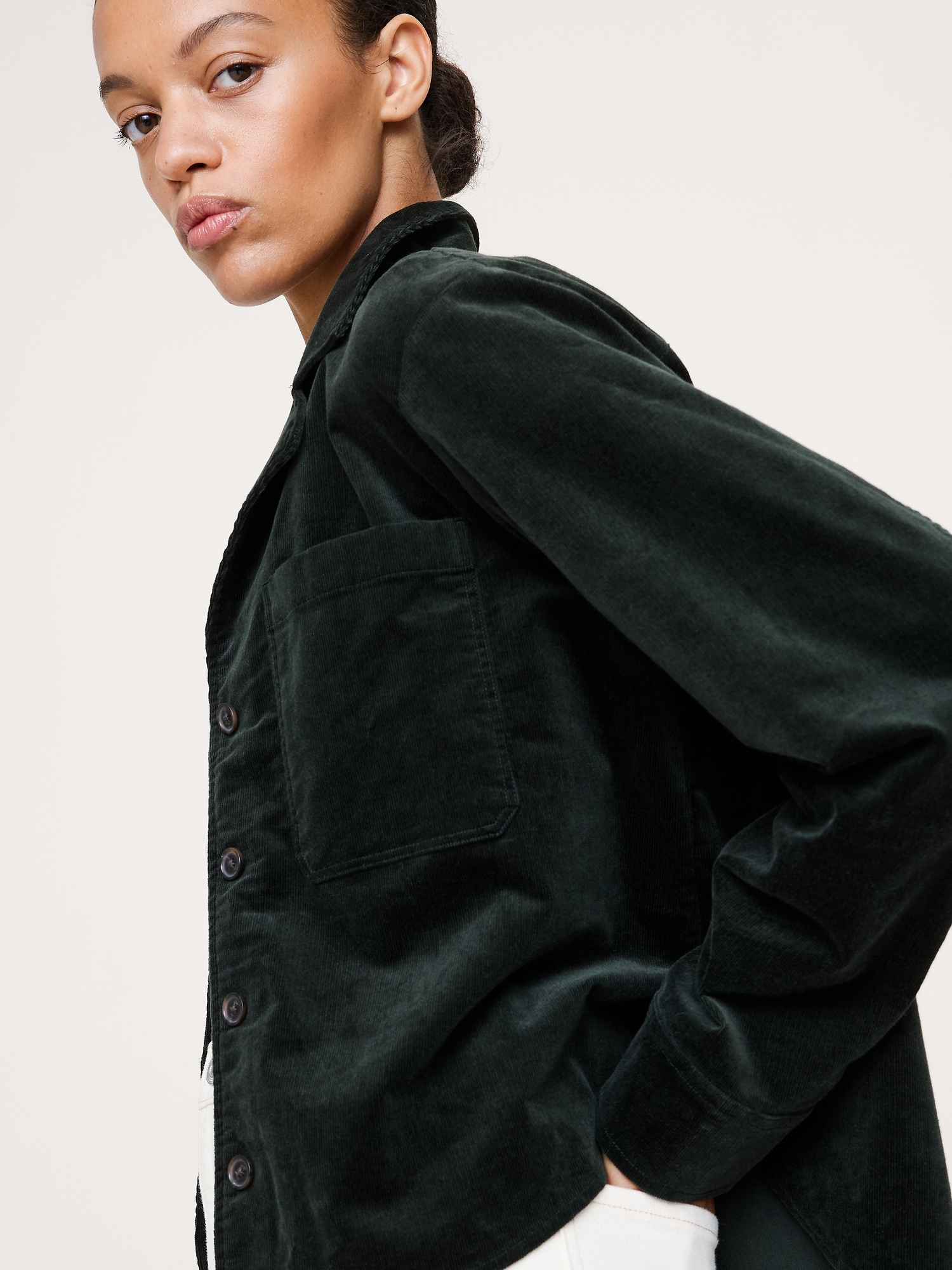 Image number 3 showing, Corduroy Shirt Jacket