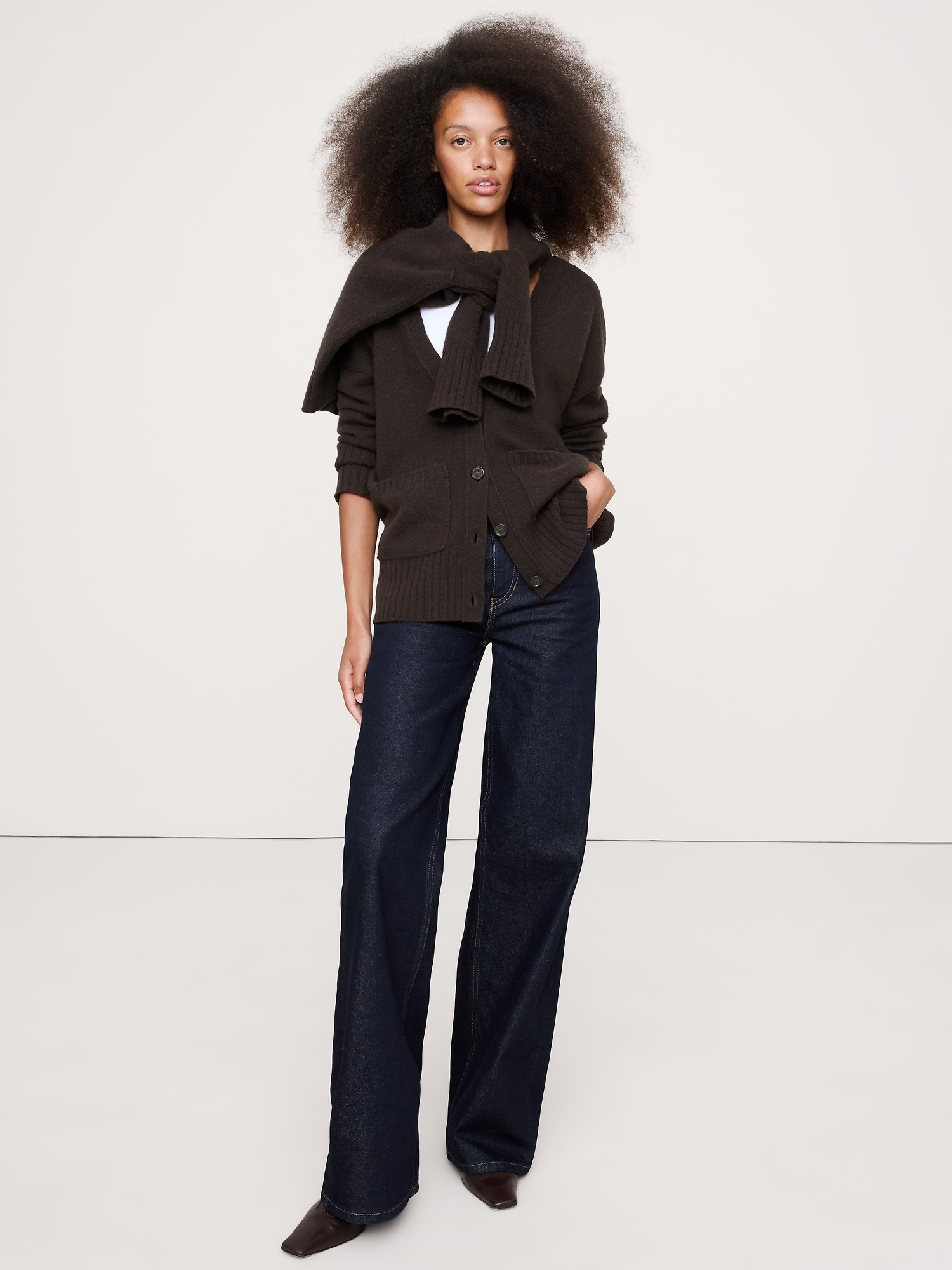 Image number 7 showing, Boyfriend Cashmere Cardigan