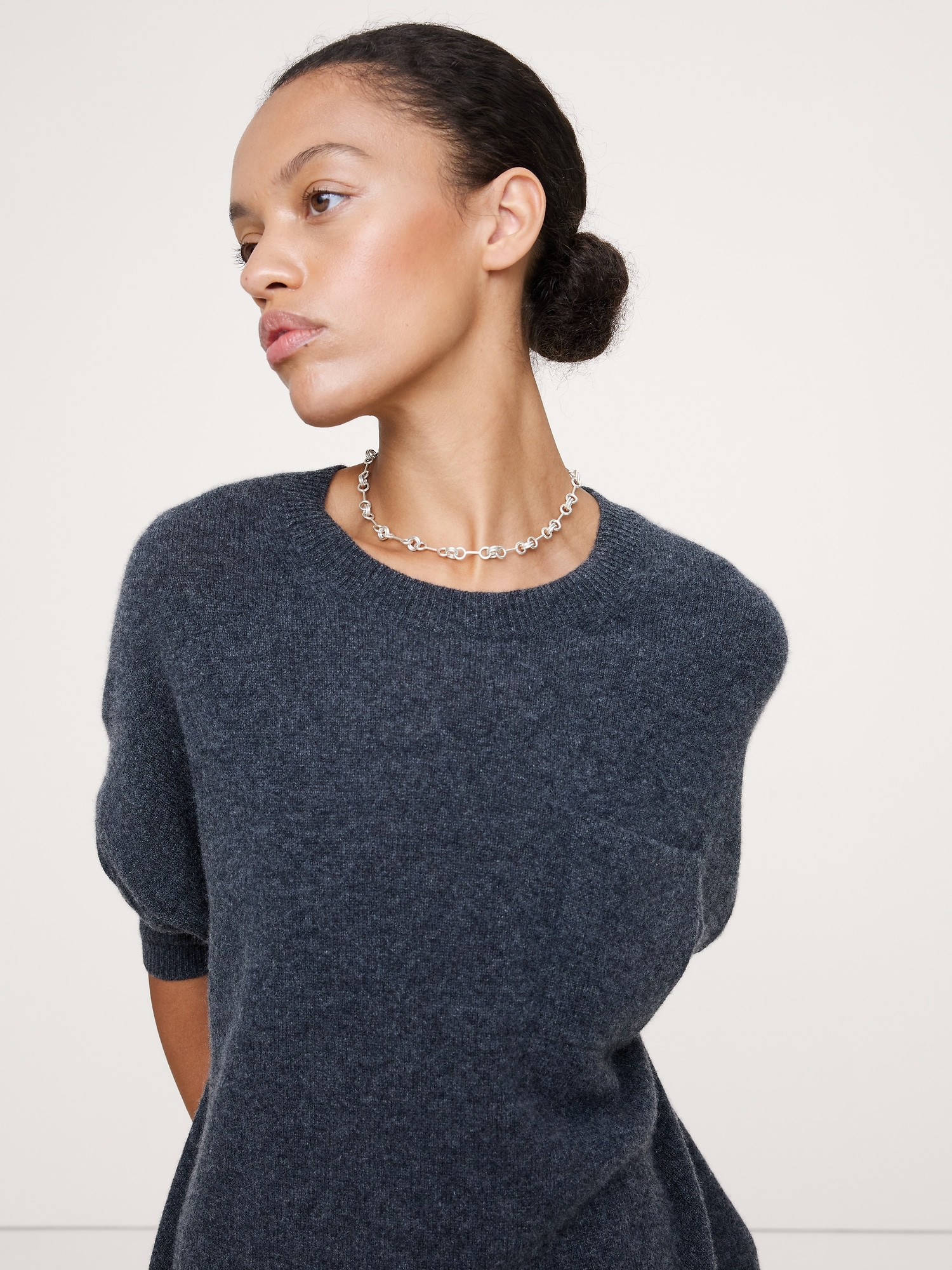 Image number 3 showing, Double Ring Chain Necklace