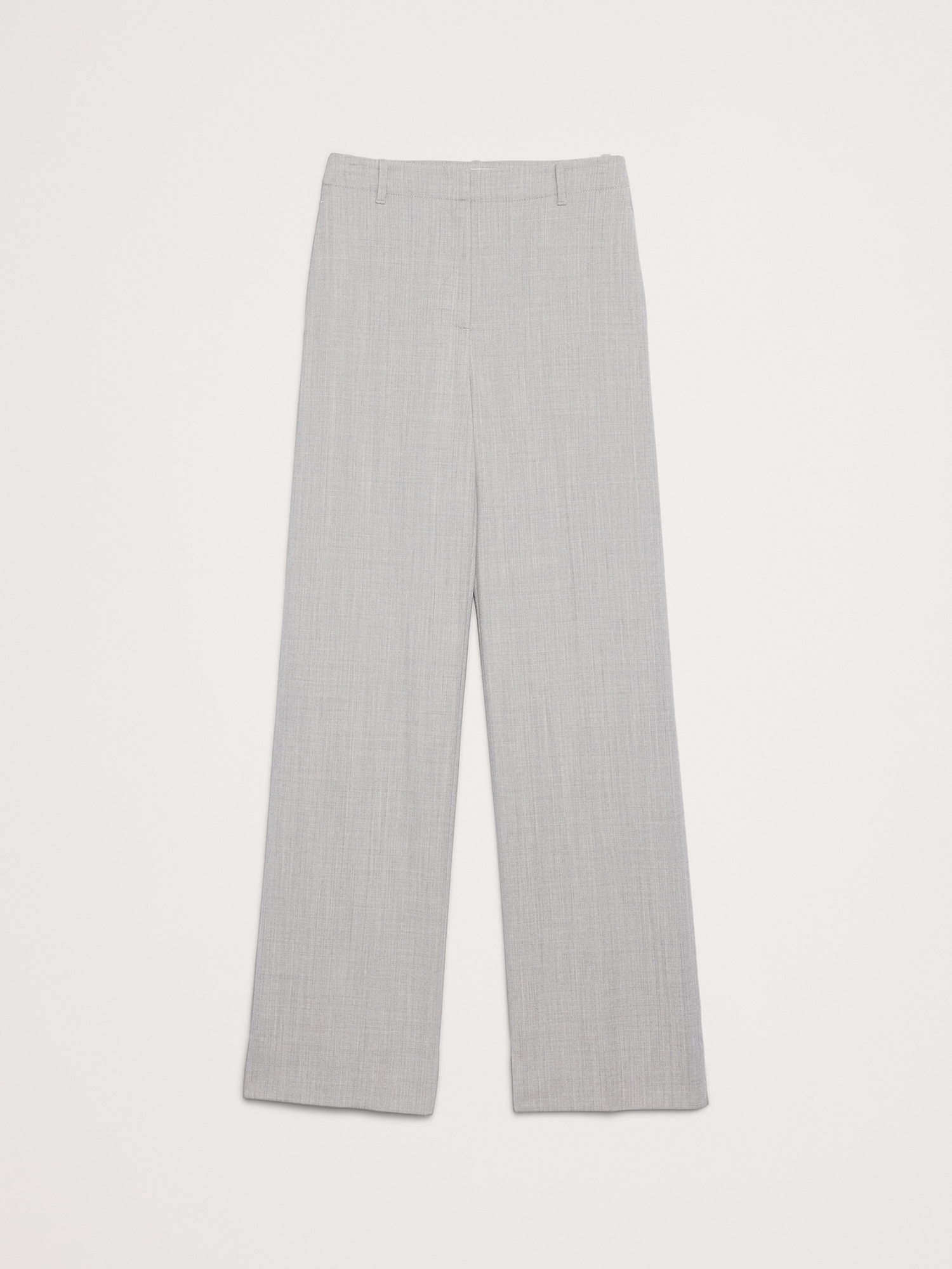 Image number 5 showing, High-Rise Modern Straight Italian Wool Pant