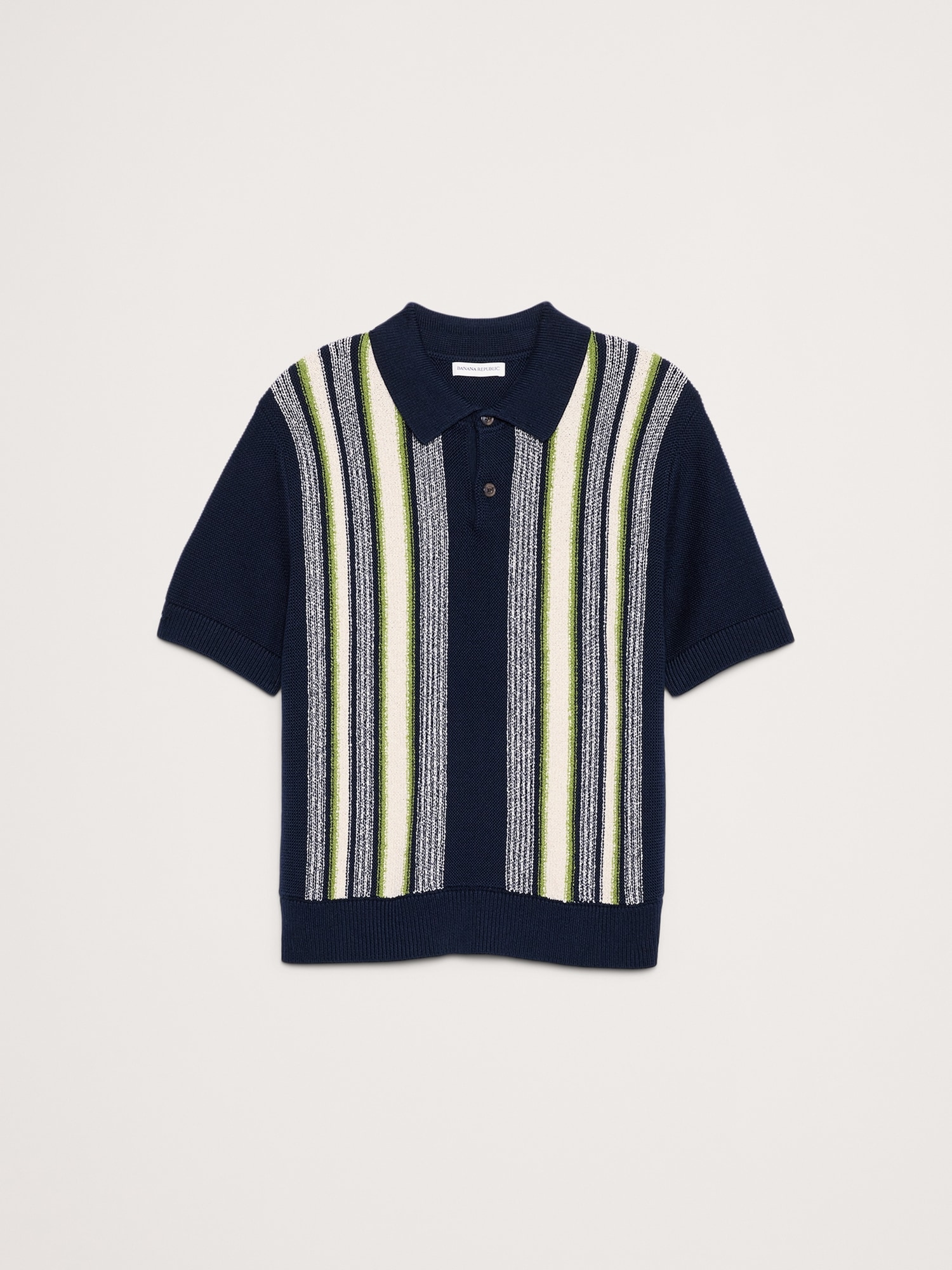 Image number 4 showing, Bouclé Stripe Sweater Polo