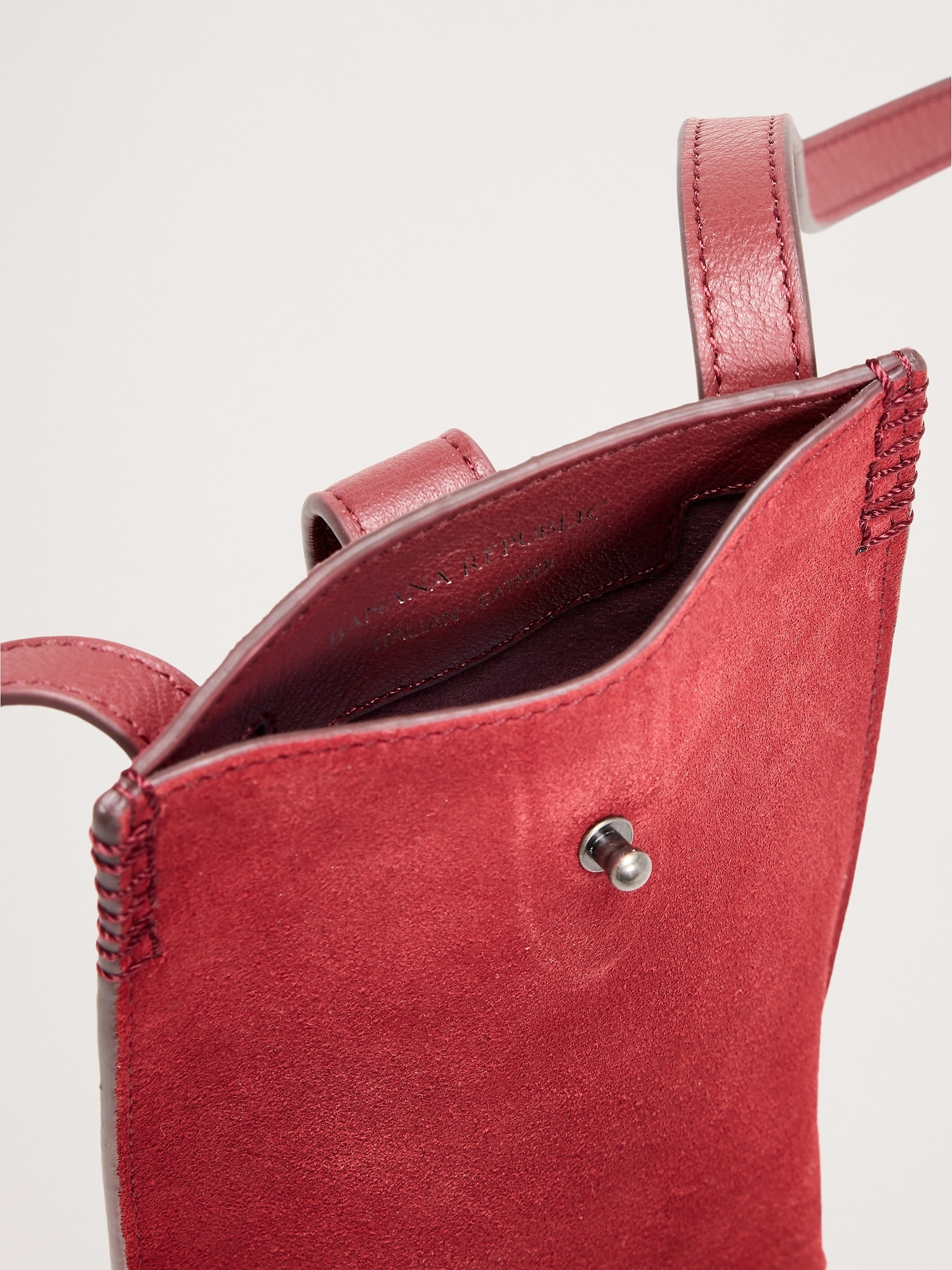 Image number 5 showing, Italian Leather Crossbody Pouch