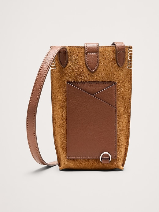 Italian Leather Crossbody Pouch | Banana Republic