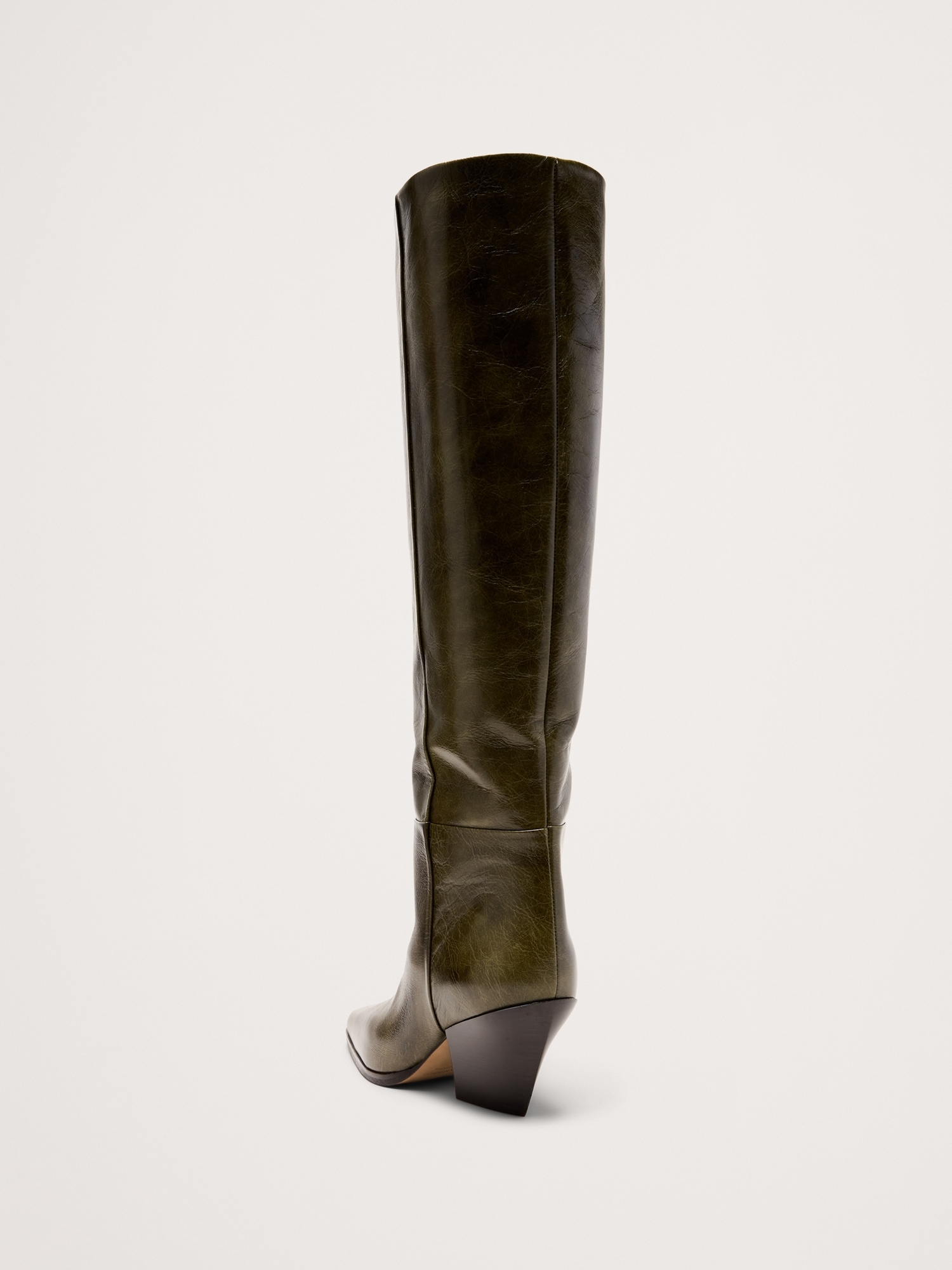 Image number 4 showing, Italian Leather Knee-High Boot