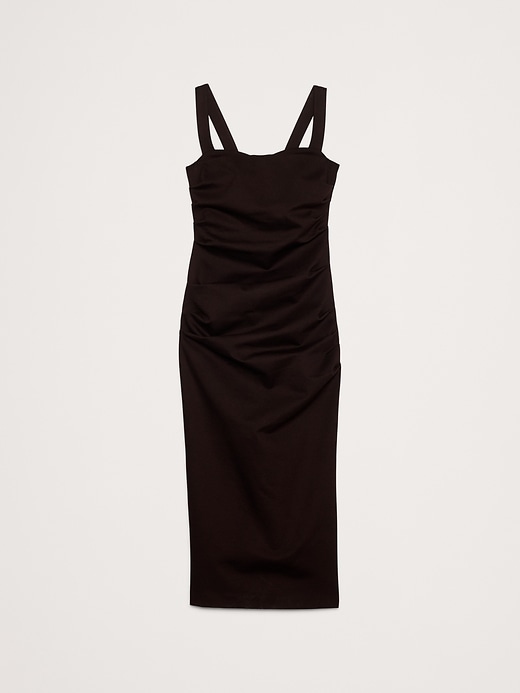 Image number 4 showing, Everywhere Ponte Ruched Midi Dress