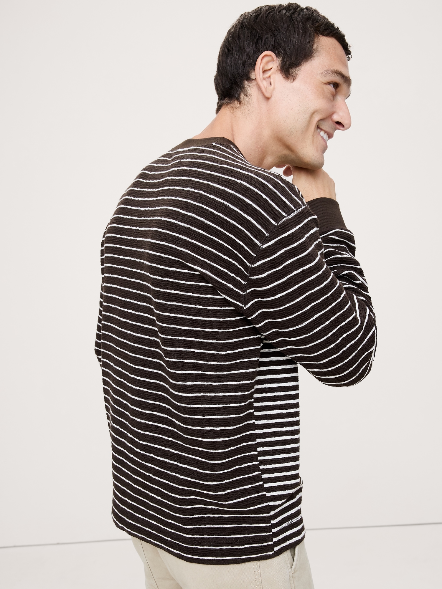 Image number 2 showing, Mixed Stripe Relaxed Jersey T-Shirt