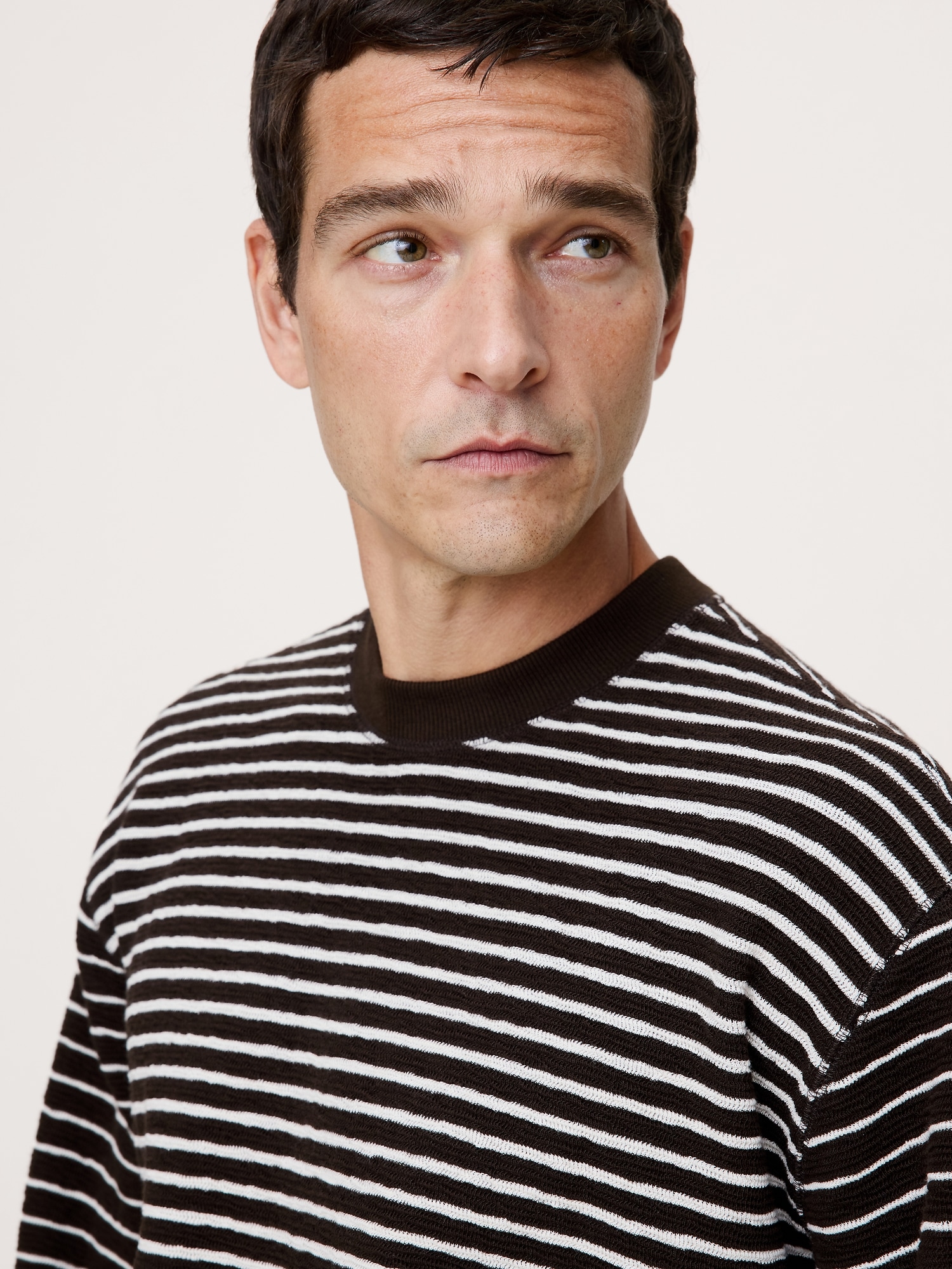 Image number 3 showing, Mixed Stripe Relaxed Jersey T-Shirt
