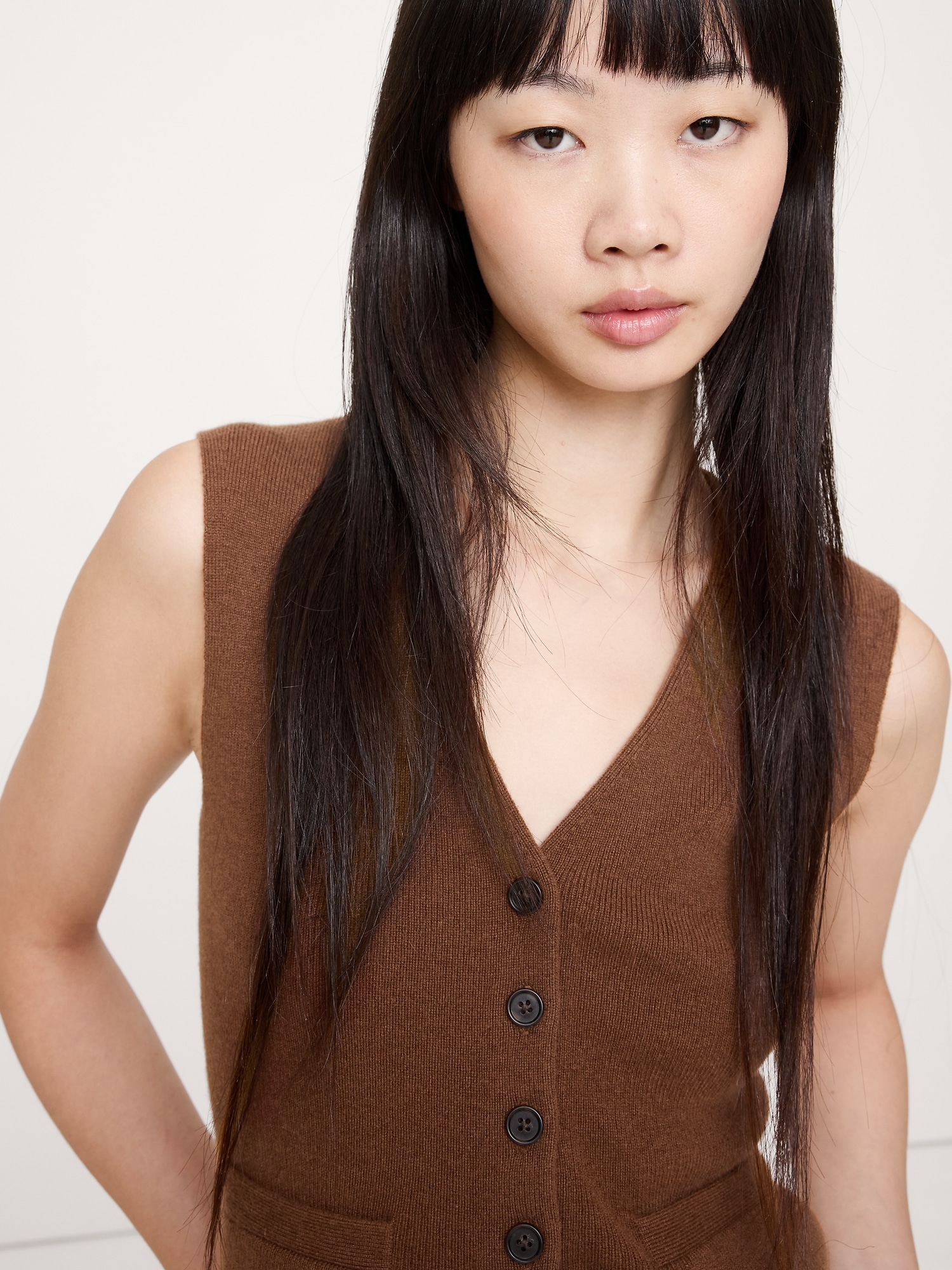 Image number 3 showing, Cashmere Vest