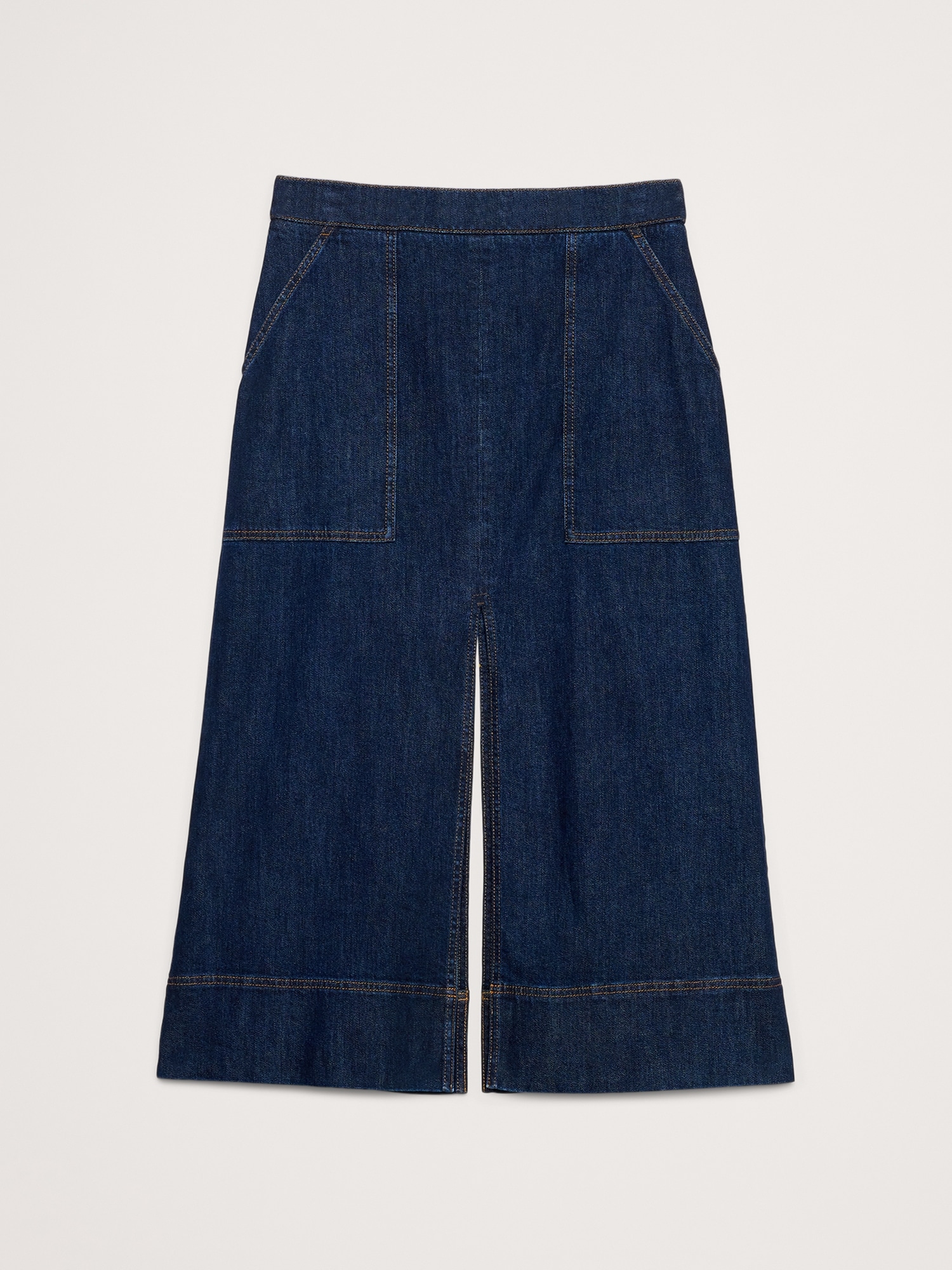 Image number 4 showing, Denim Midi Skirt