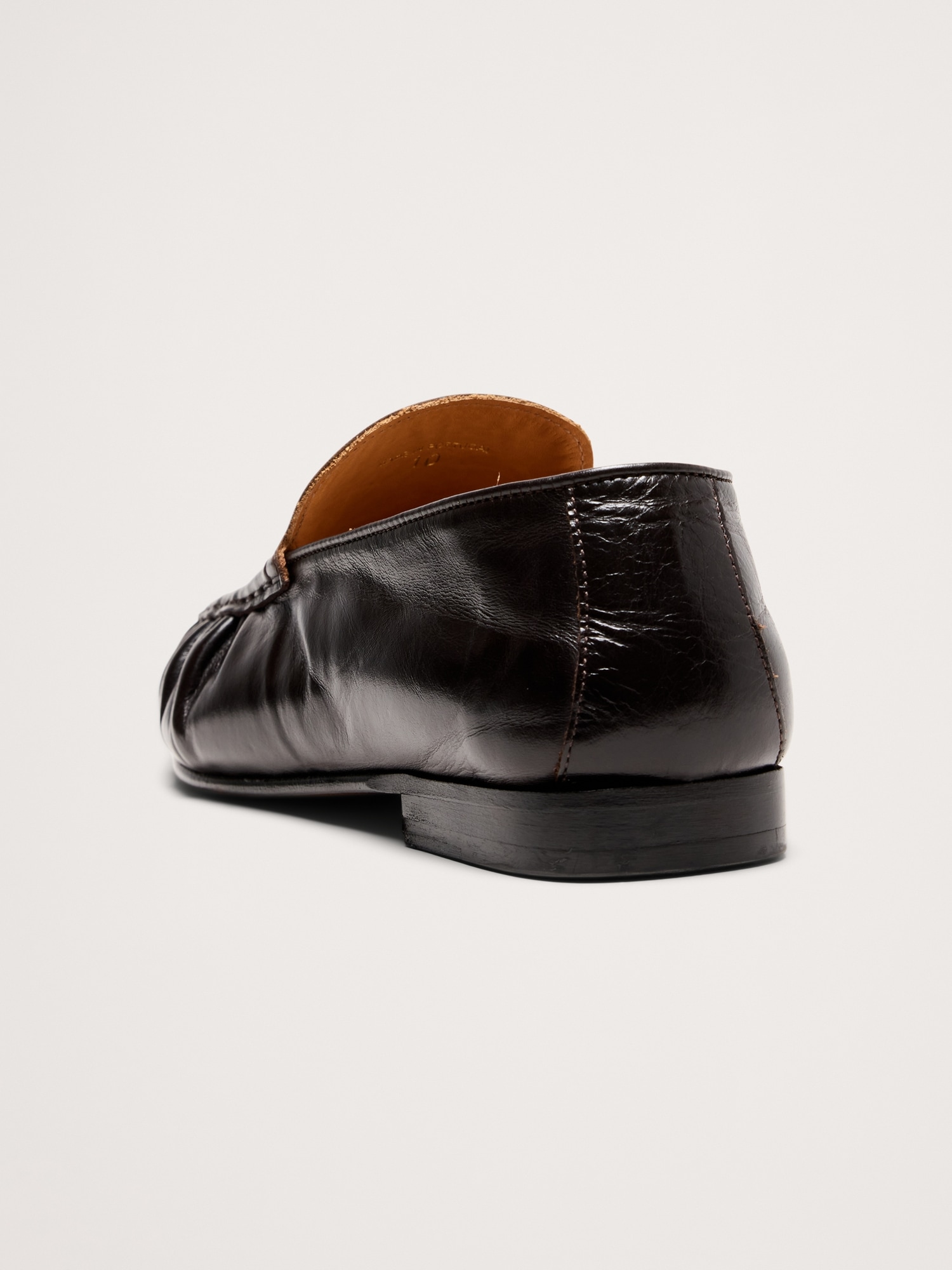 Image number 4 showing, Leather Moc-Toe Loafer