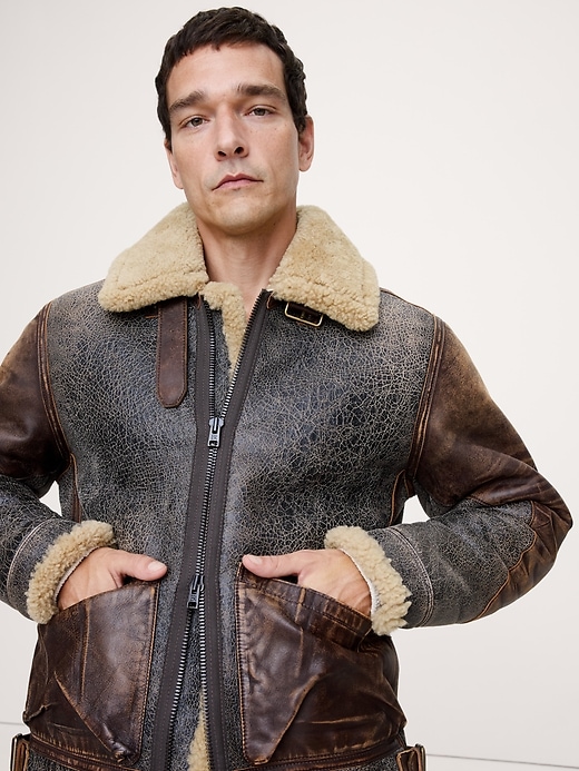 Shearling Flight Jacket