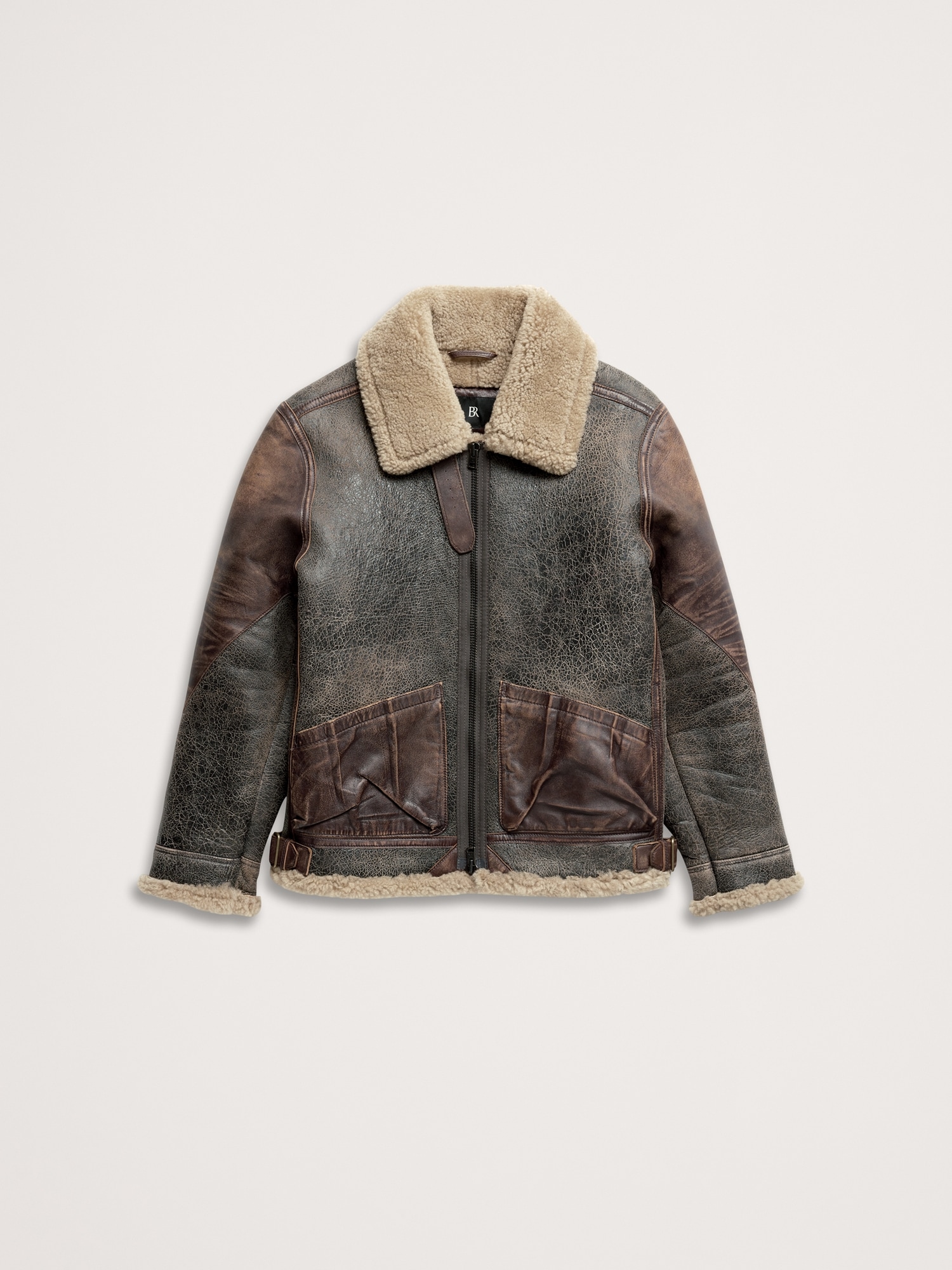 Image number 5 showing, Shearling Flight Jacket