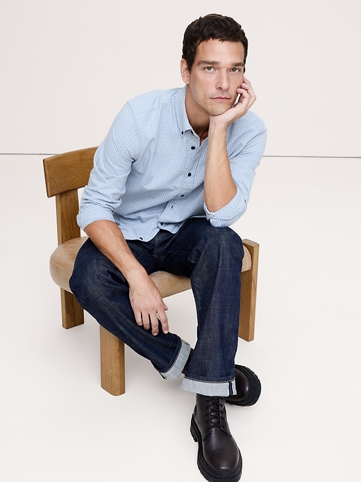 Standard-Fit Lightweight Flannel Shirt