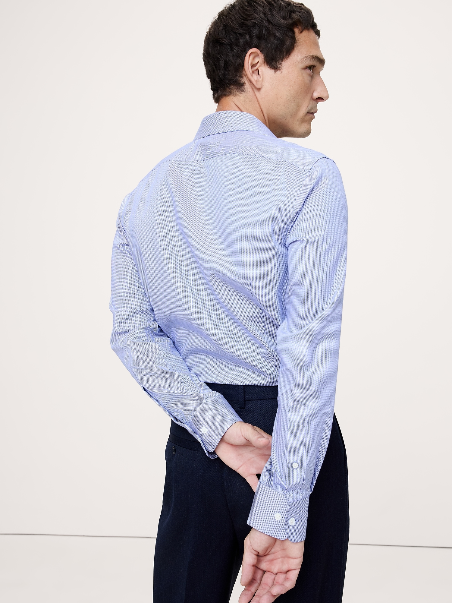Image number 3 showing, Slim-Fit Wrinkle-Resistant Dress Shirt