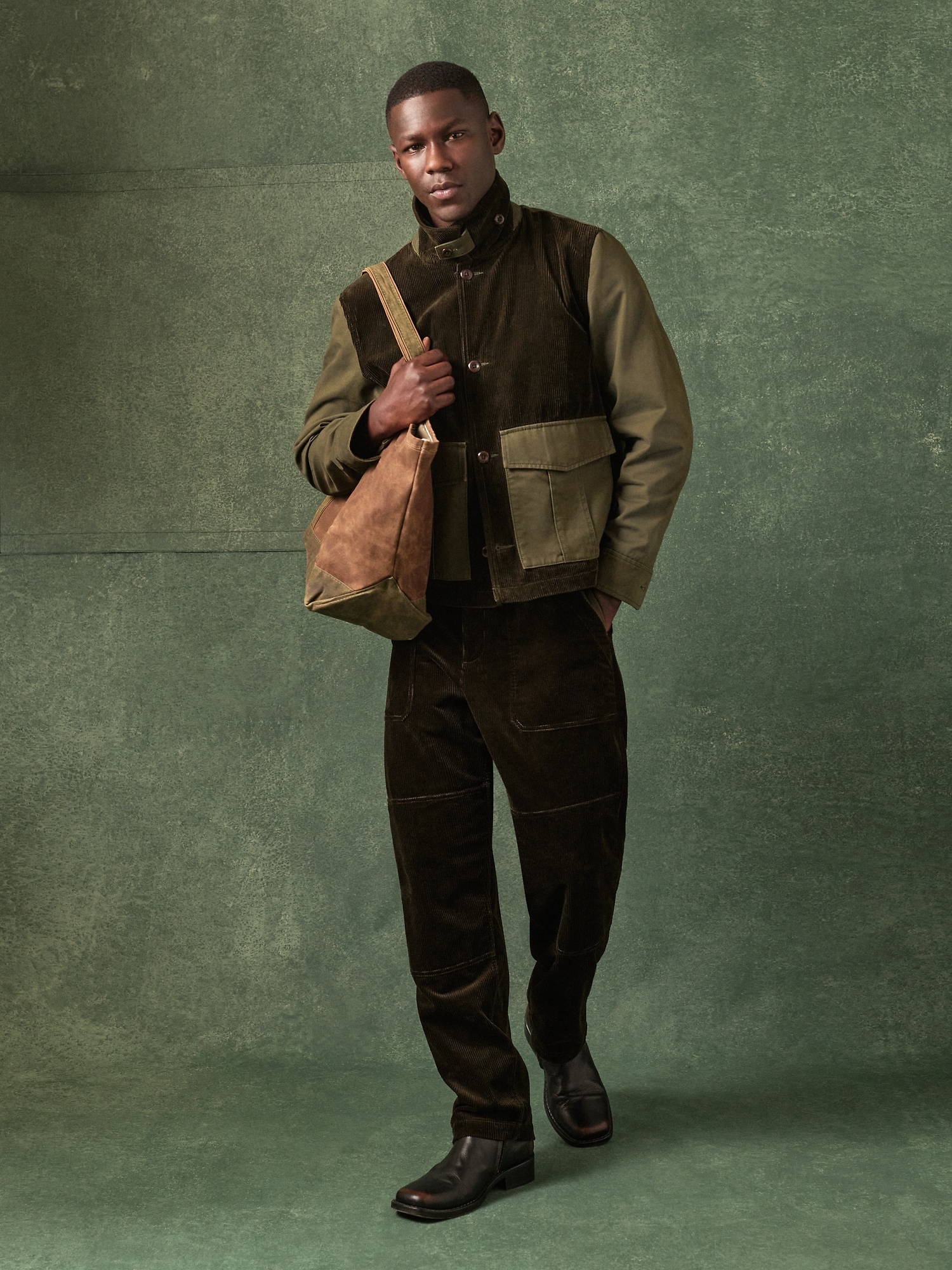 Image number 5 showing, Loose Corduroy Utility Pant