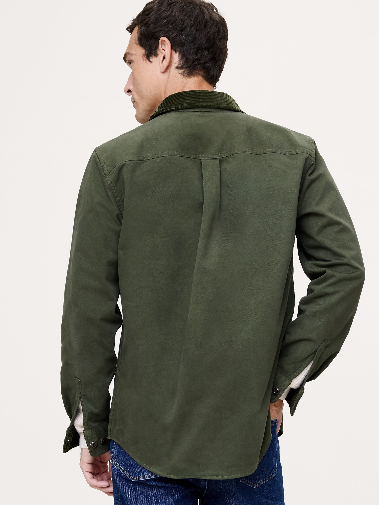 Image number 5 showing, Standard-Fit Cotton Twill Shirt Jacket