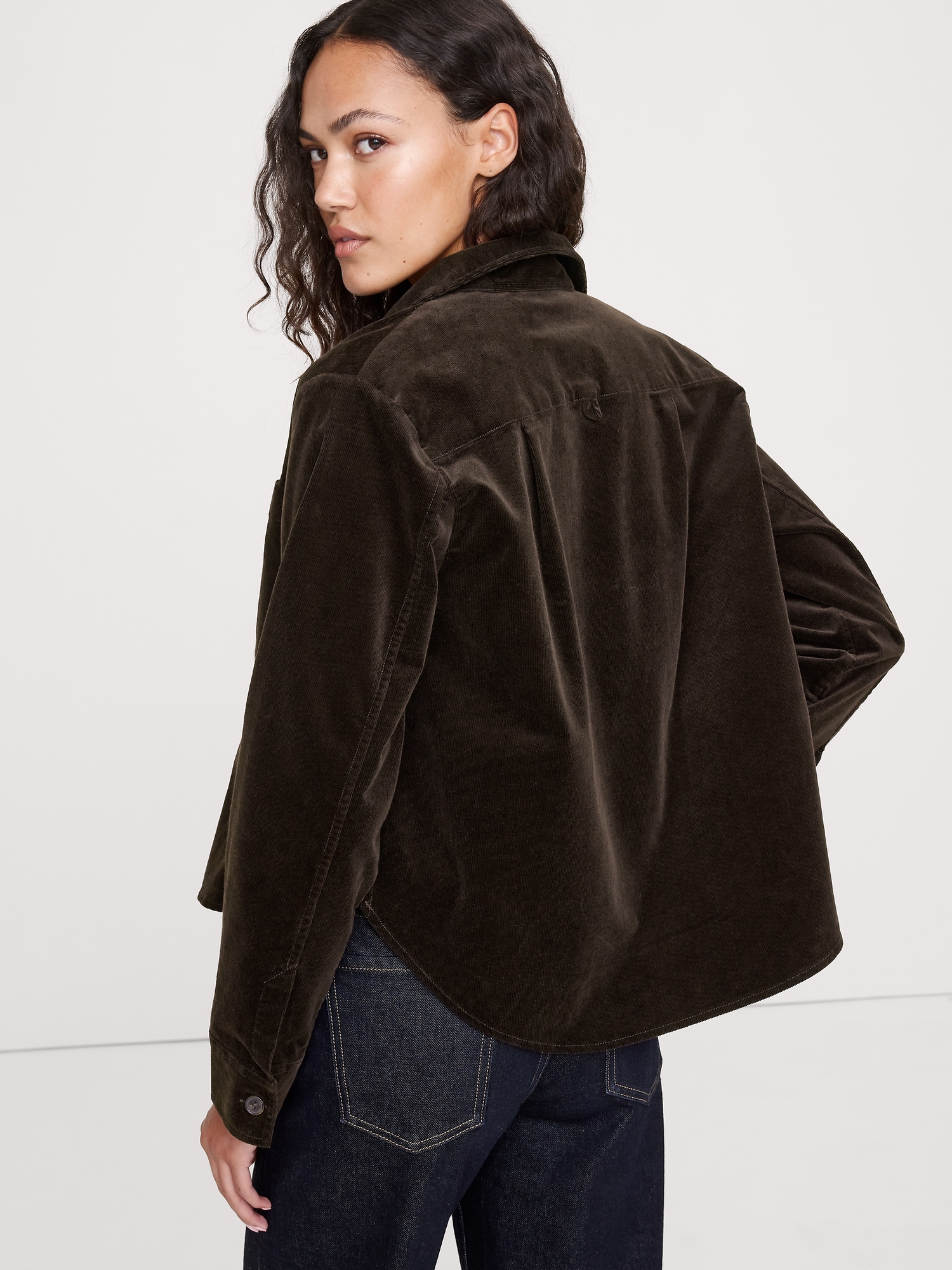 Image number 8 showing, Corduroy Shirt Jacket