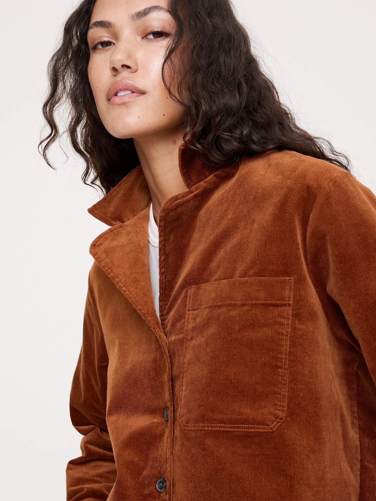 Image number 7 showing, Corduroy Shirt Jacket