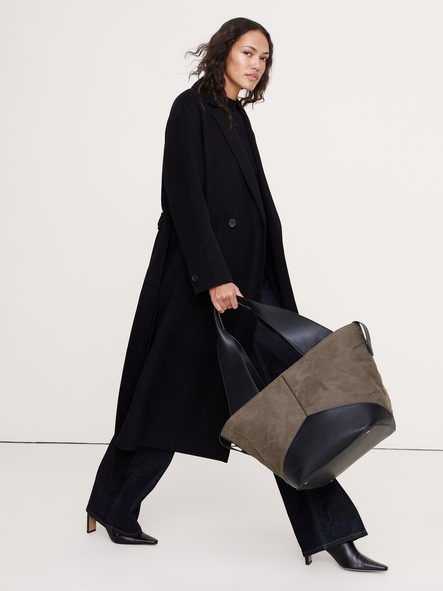 Image number 2 showing, Large Patchwork Medium Zip Tote