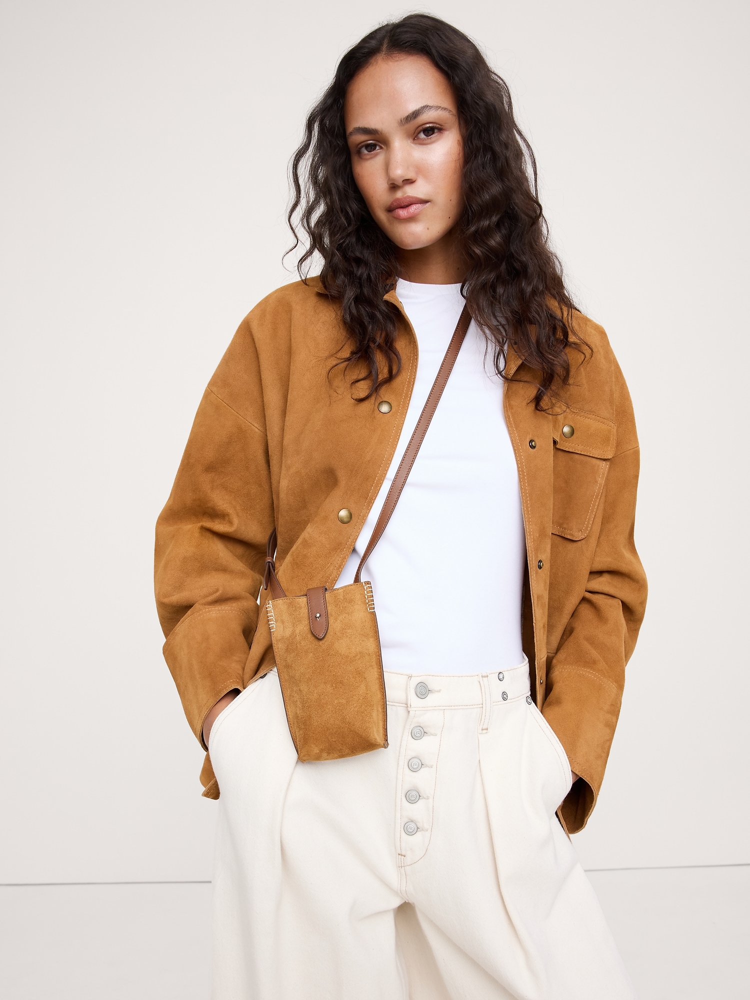 Italian Leather Crossbody Pouch