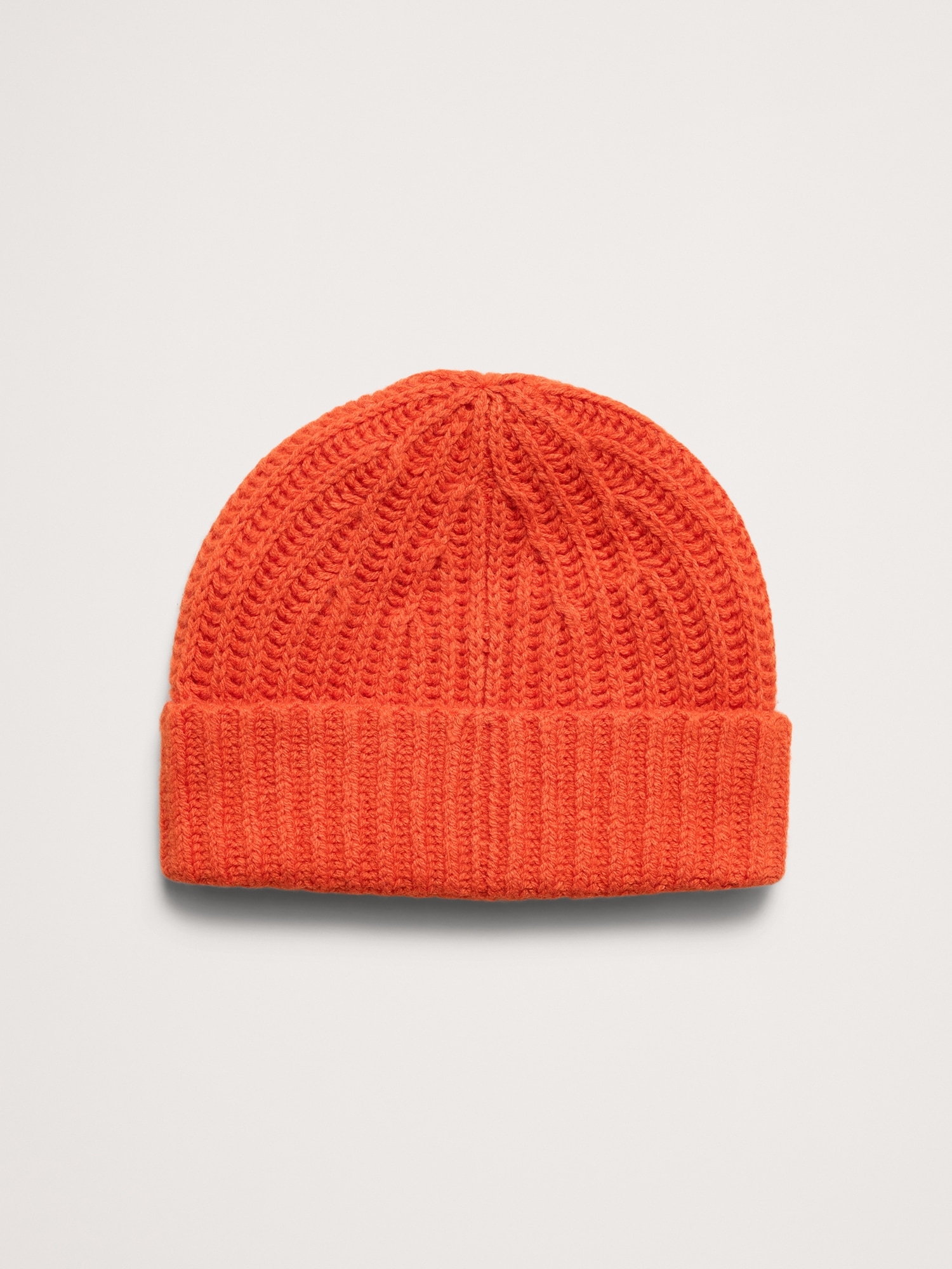 Merino-Cotton Beanie - Brilliant Orange