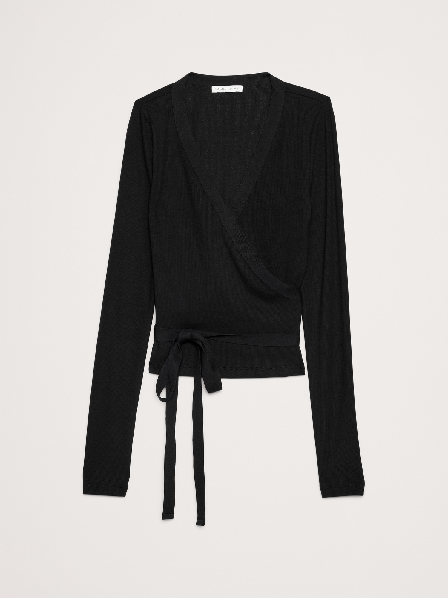 Image number 4 showing, Ribbed Wrap Top