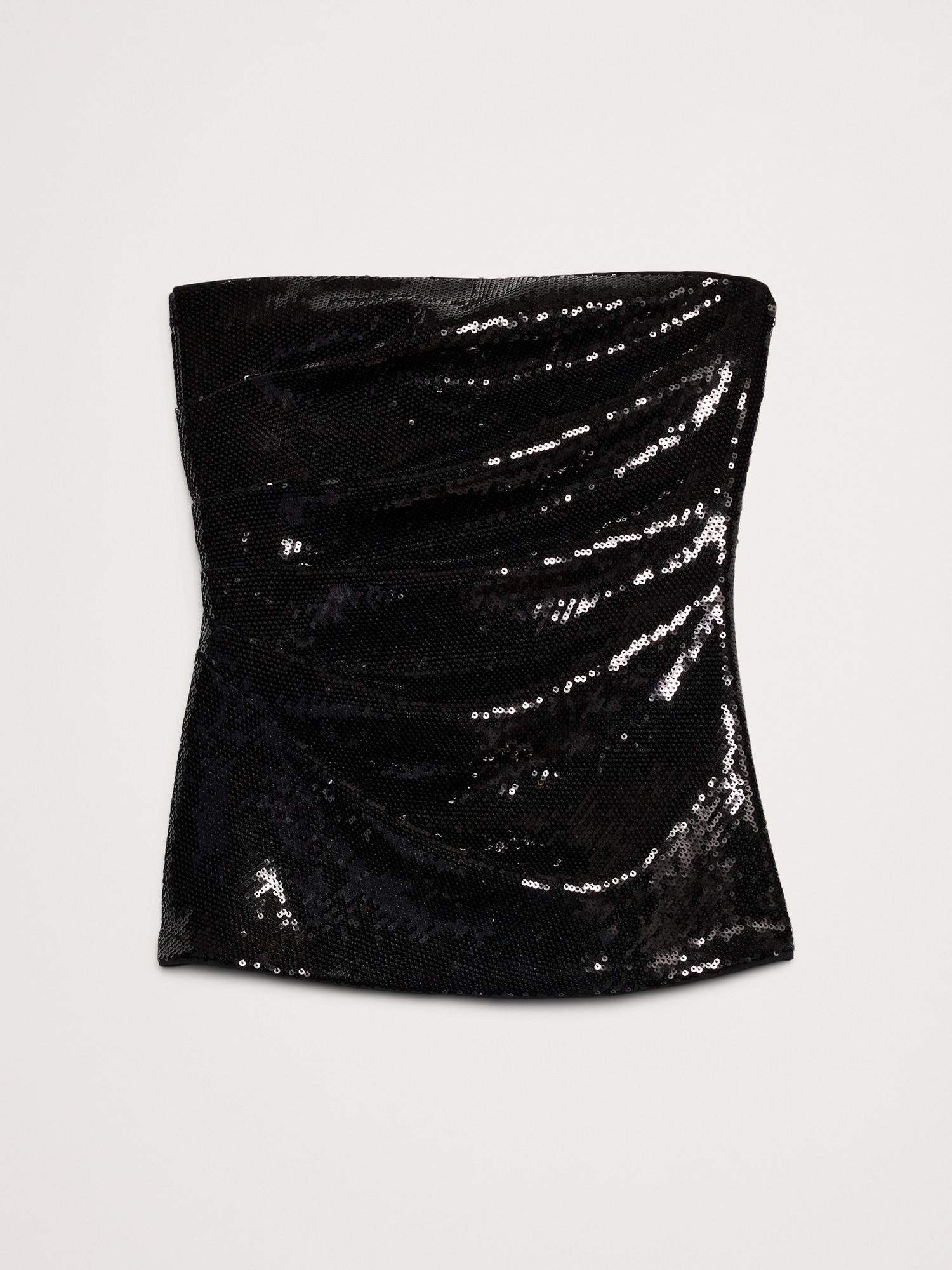 Image number 7 showing, Sequin Ruched Strapless Top