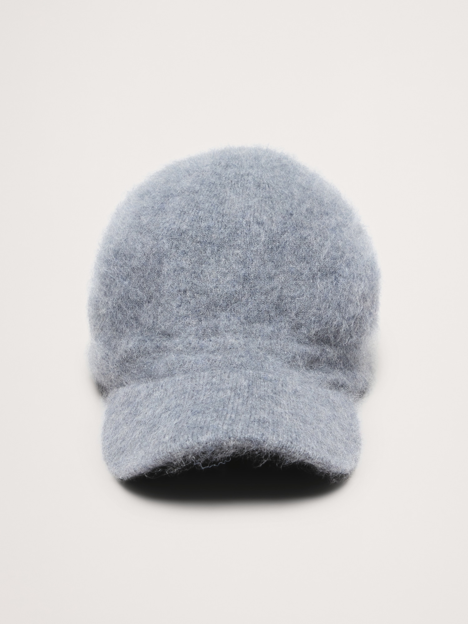 Brushed Wool-Cashmere Baseball Cap - Medium Heather Gray