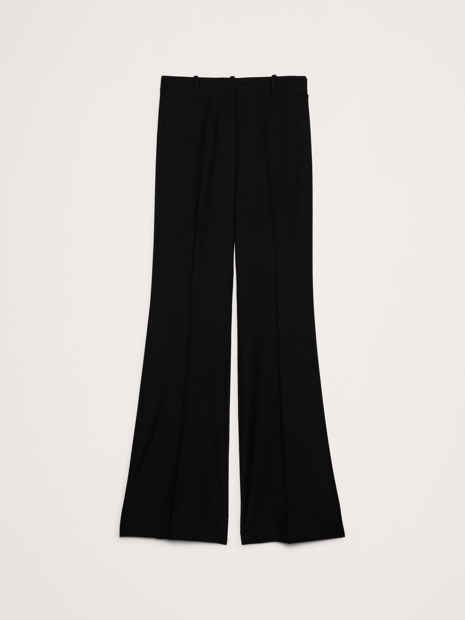 Женские брюки Banana Republic High-Rise Modern Flare City Stretch Pant, цвет: Чёрный — фото 4