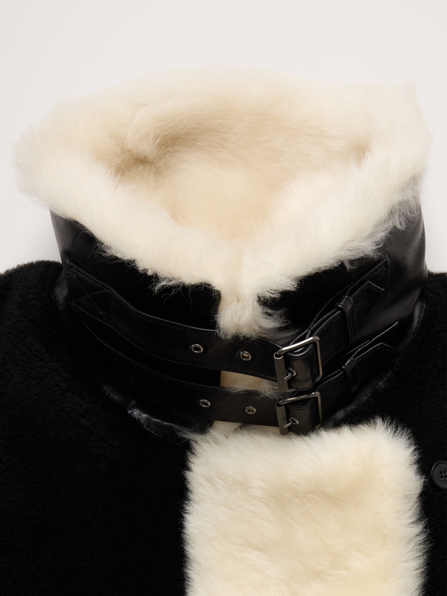 Image number 5 showing, Cropped Shearling Jacket